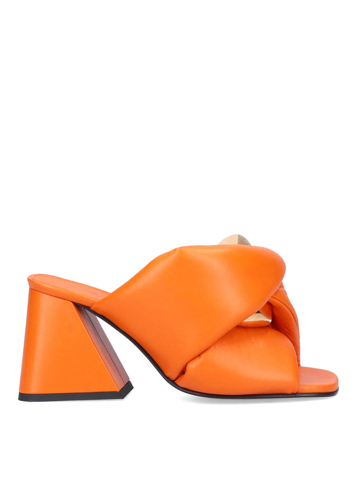 Jw Anderson J.w. Anderson Twisted Sandal In Naranja