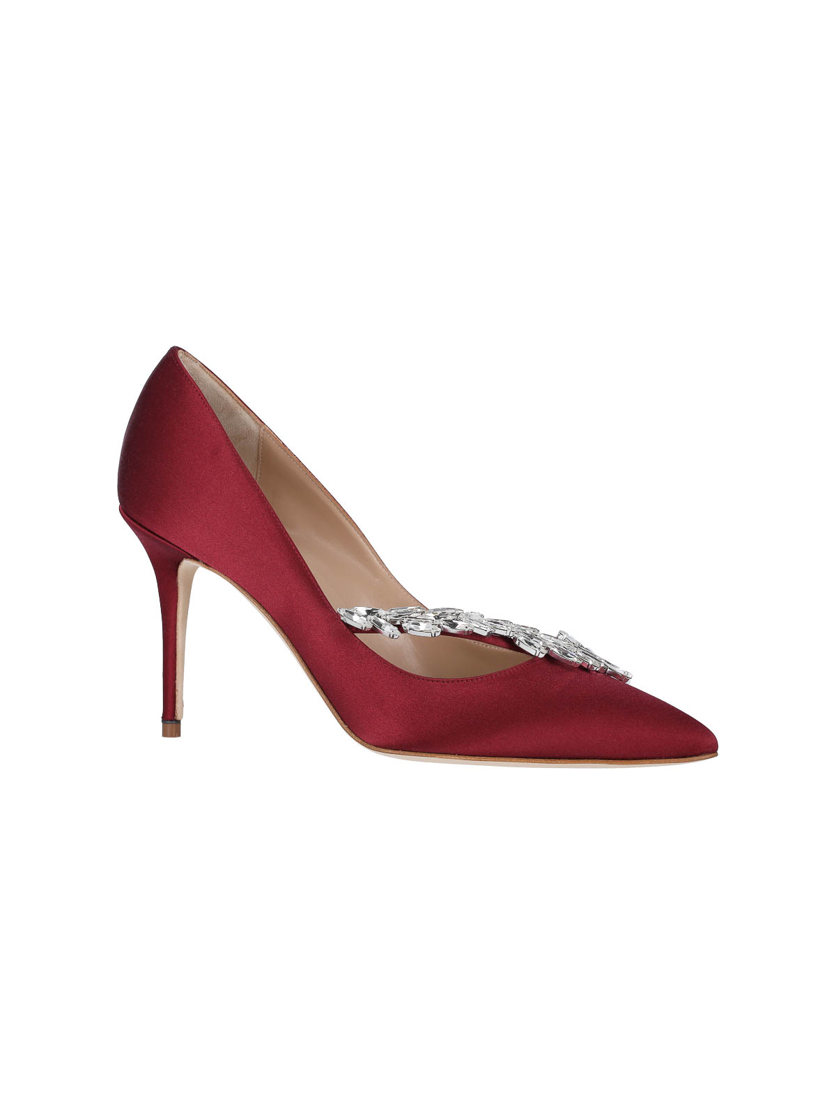 Shop Manolo Blahnik Pumps In Red