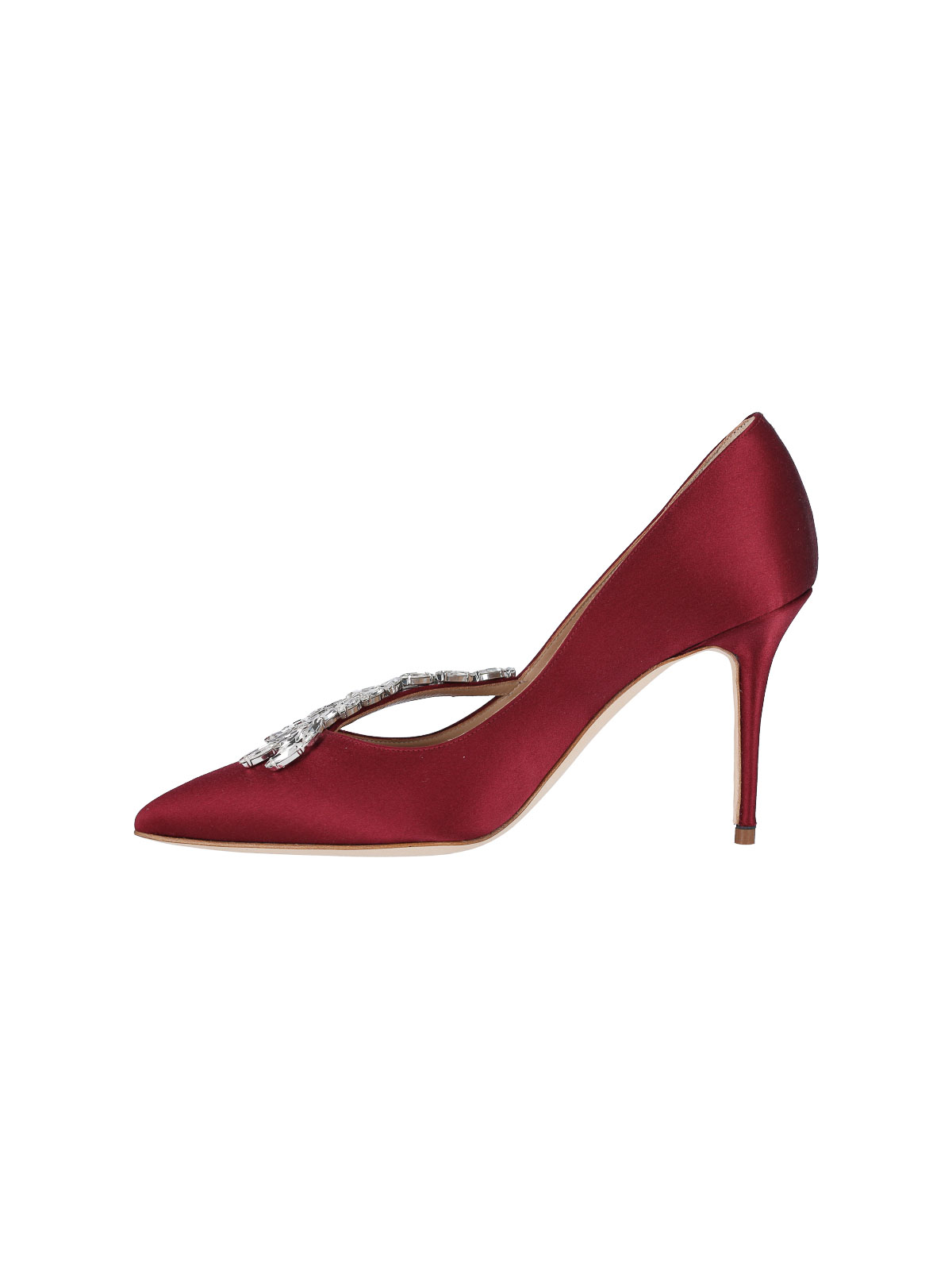 Shop Manolo Blahnik Pumps In Red