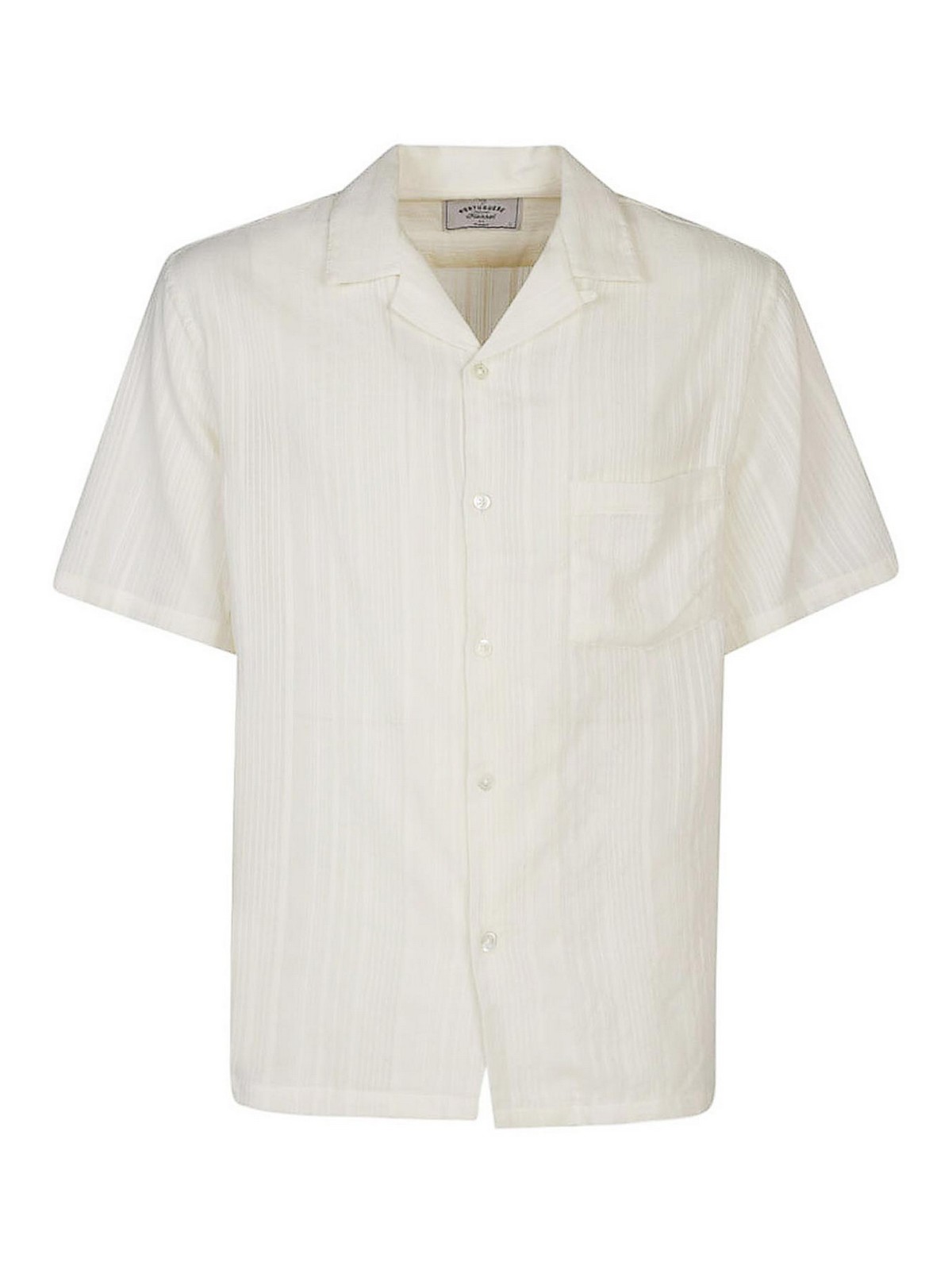 Shop Portuguese Flannel Camisa - Blanco In White