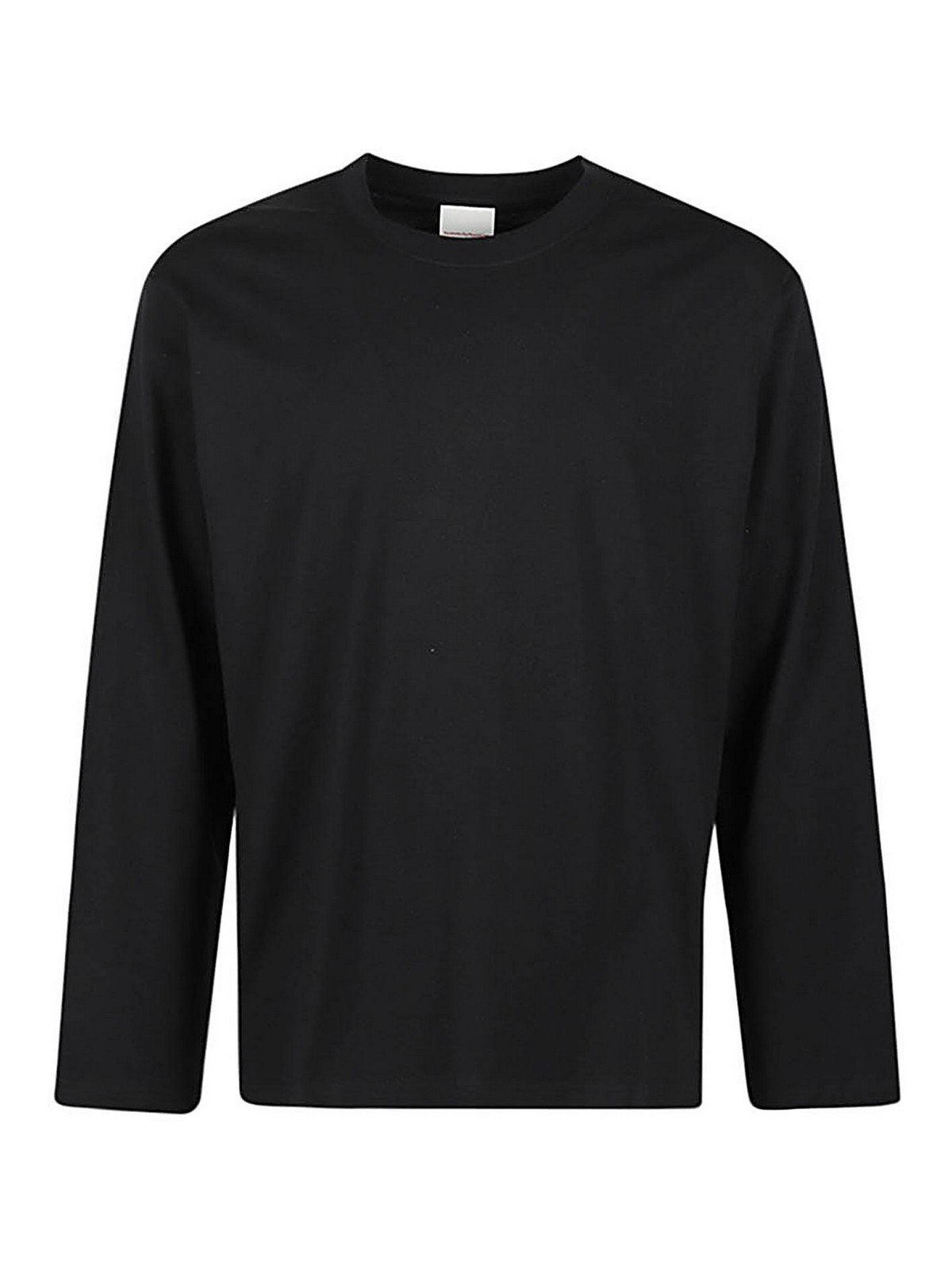 Shop Stockholm Surfboard Club Organic Cotton Long-sleeve T-shirt In Black
