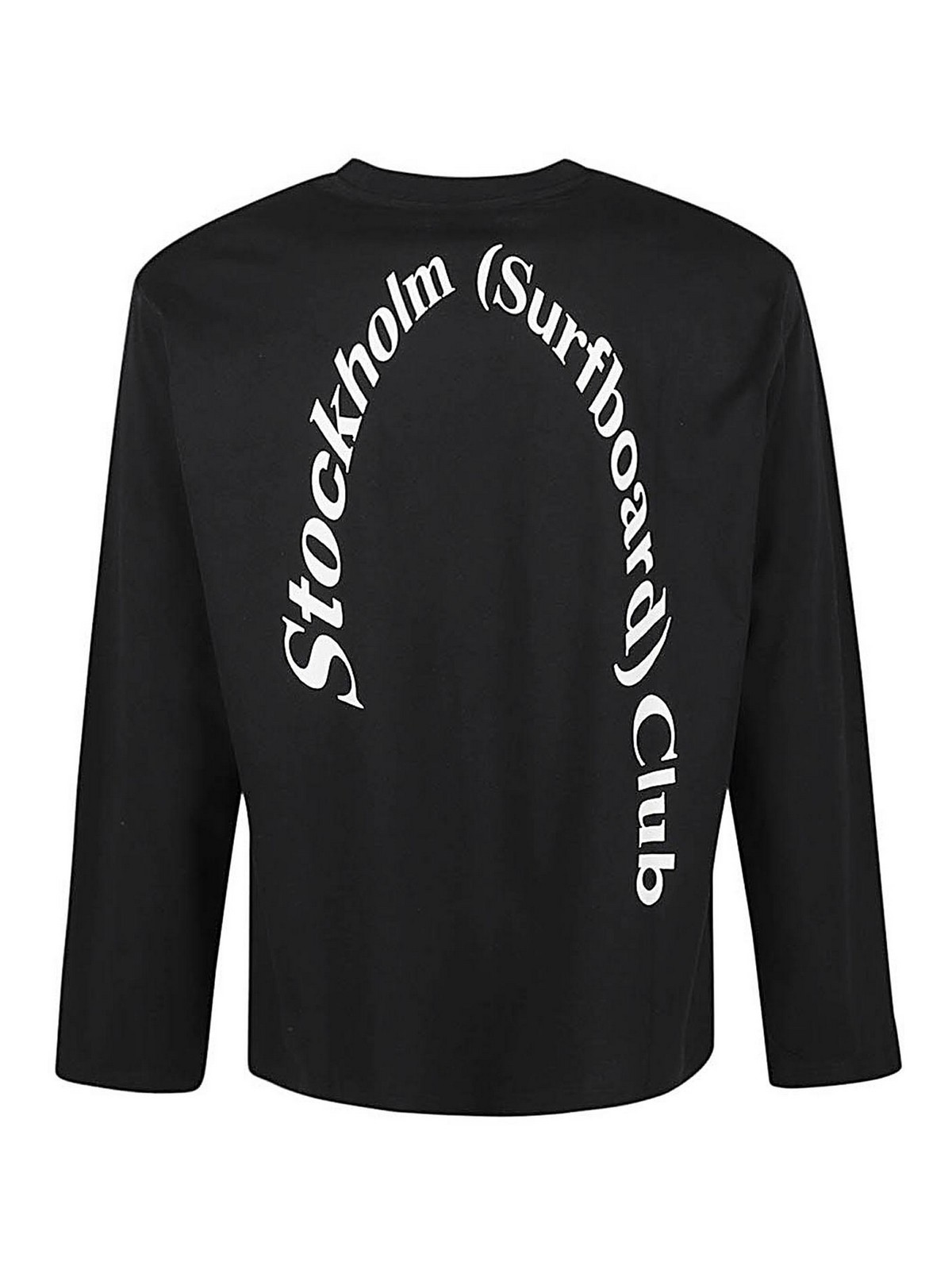 Shop Stockholm Surfboard Club Camiseta - Negro In Black