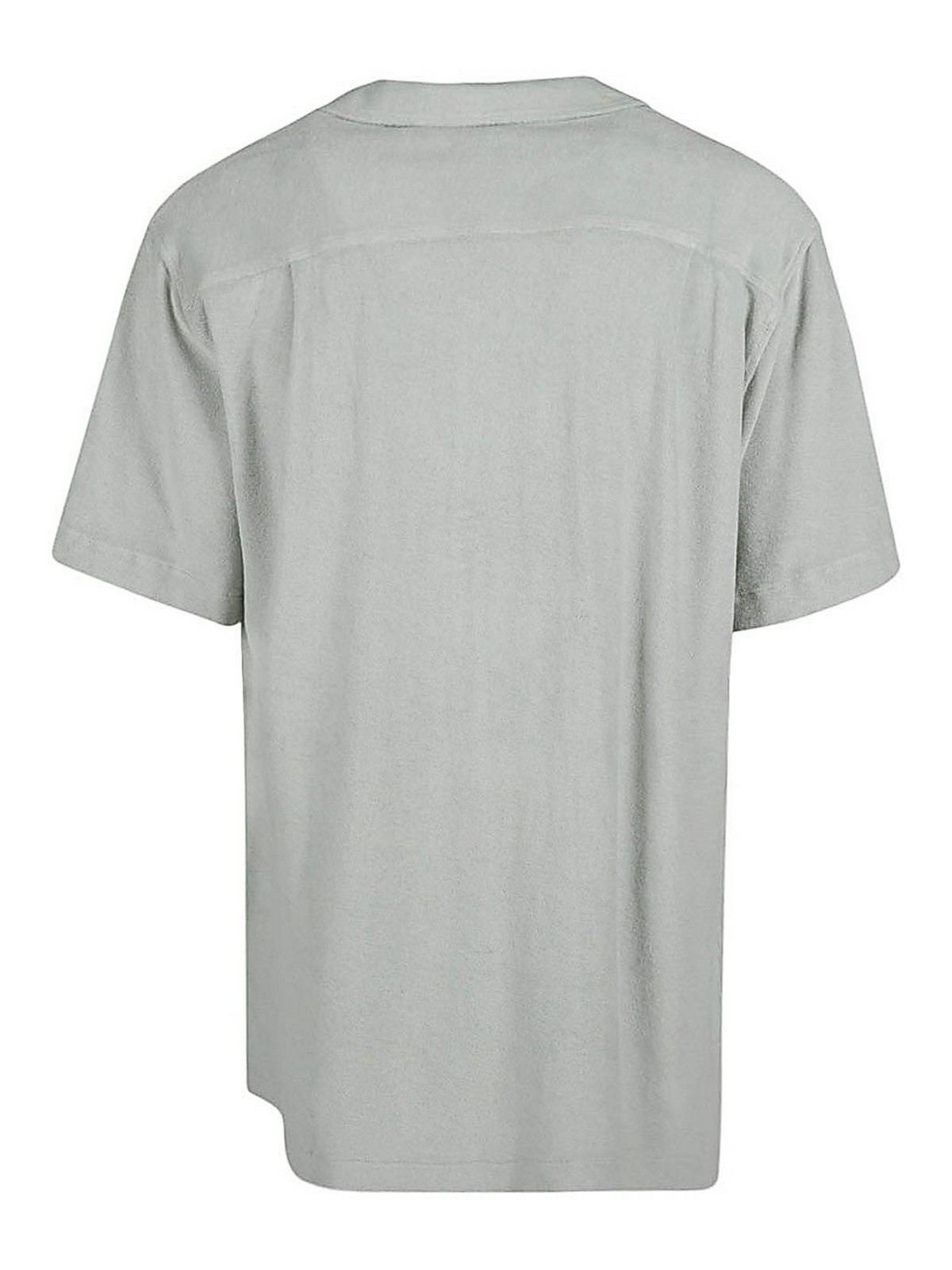 Shop Edmmond Studios Short Sleeves Shirt In Grey