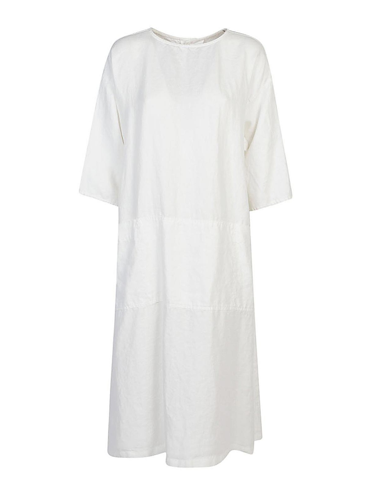 Shop Sarahwear Vestido Midi - Blanco In White