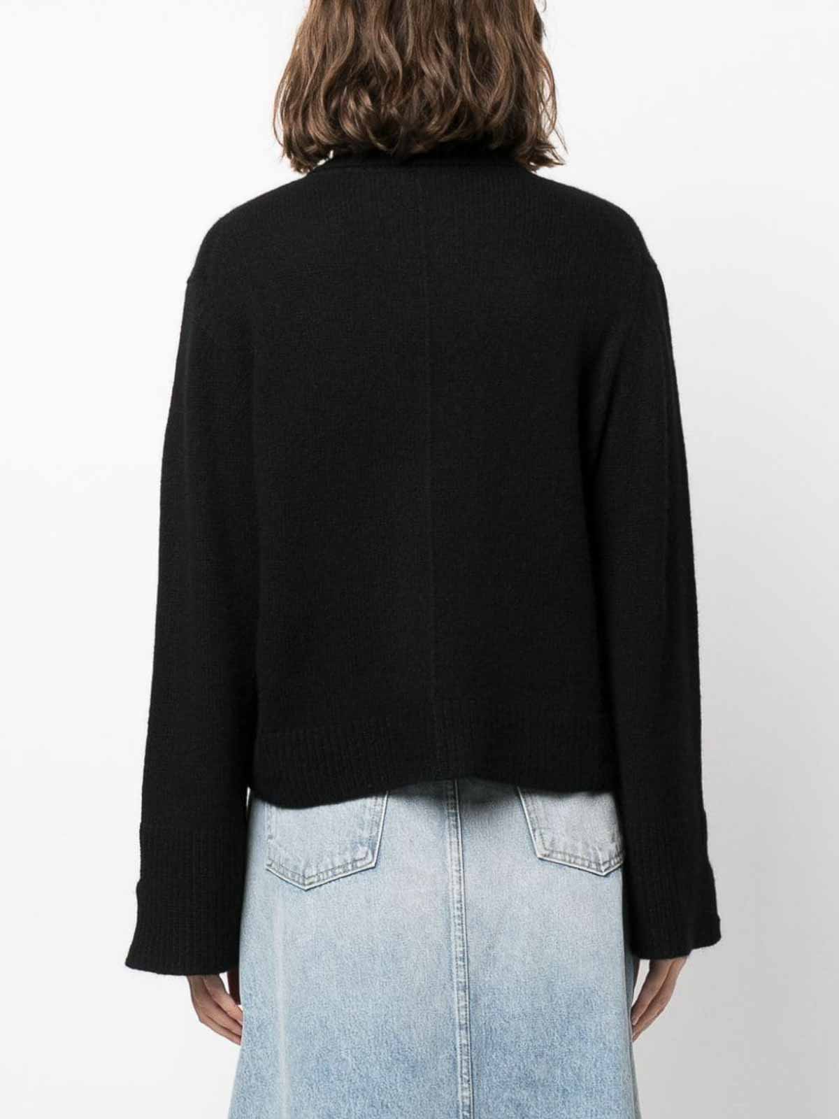 Col roulé & Col polo 360 Cashmere - Pull Col Roulé - Noir ...