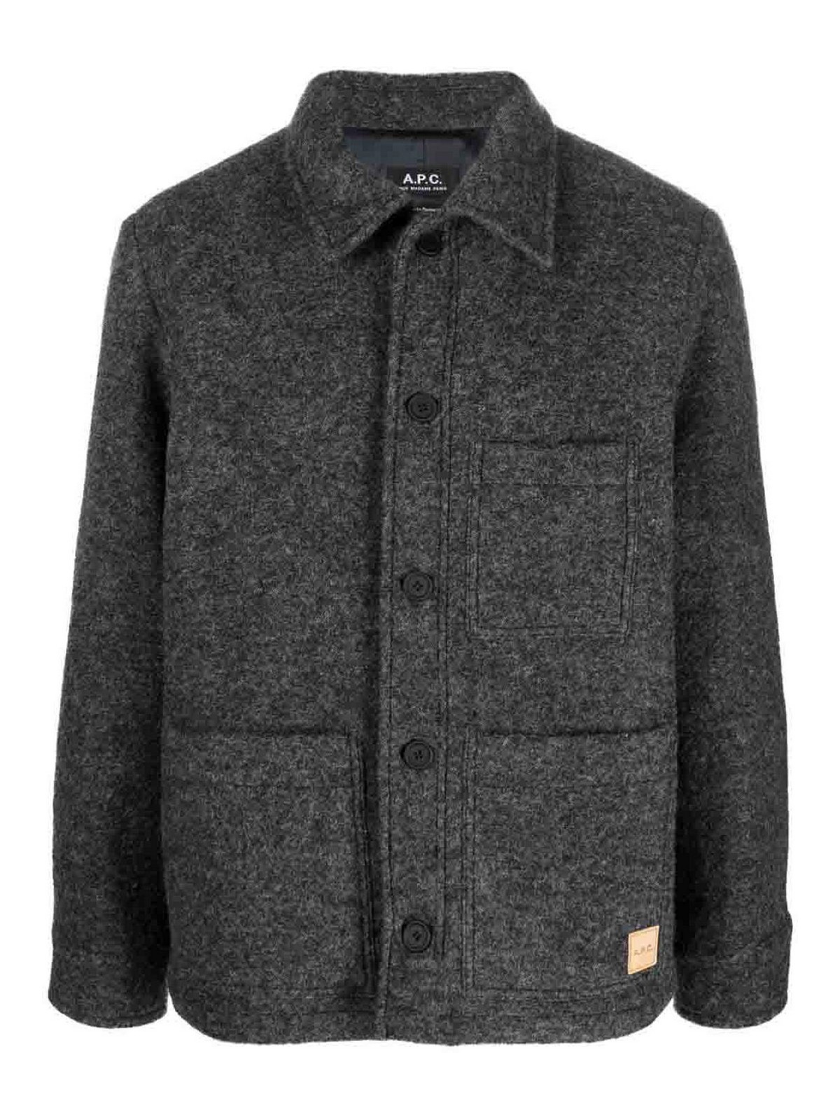 Casual jackets A.P.C. Emile wool jacket WVBCAH02713PLA thebs