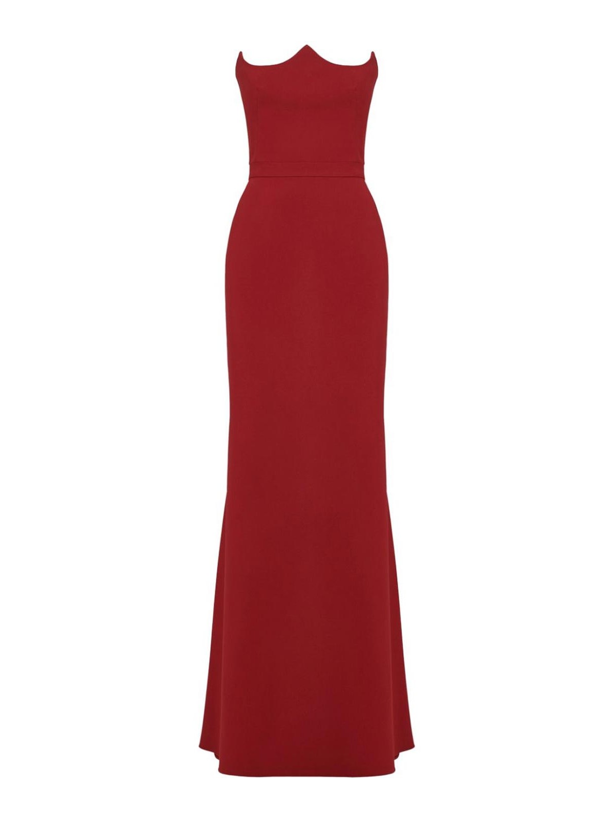 ALEXANDER MCQUEEN STRAPLESS MAXI DRESS