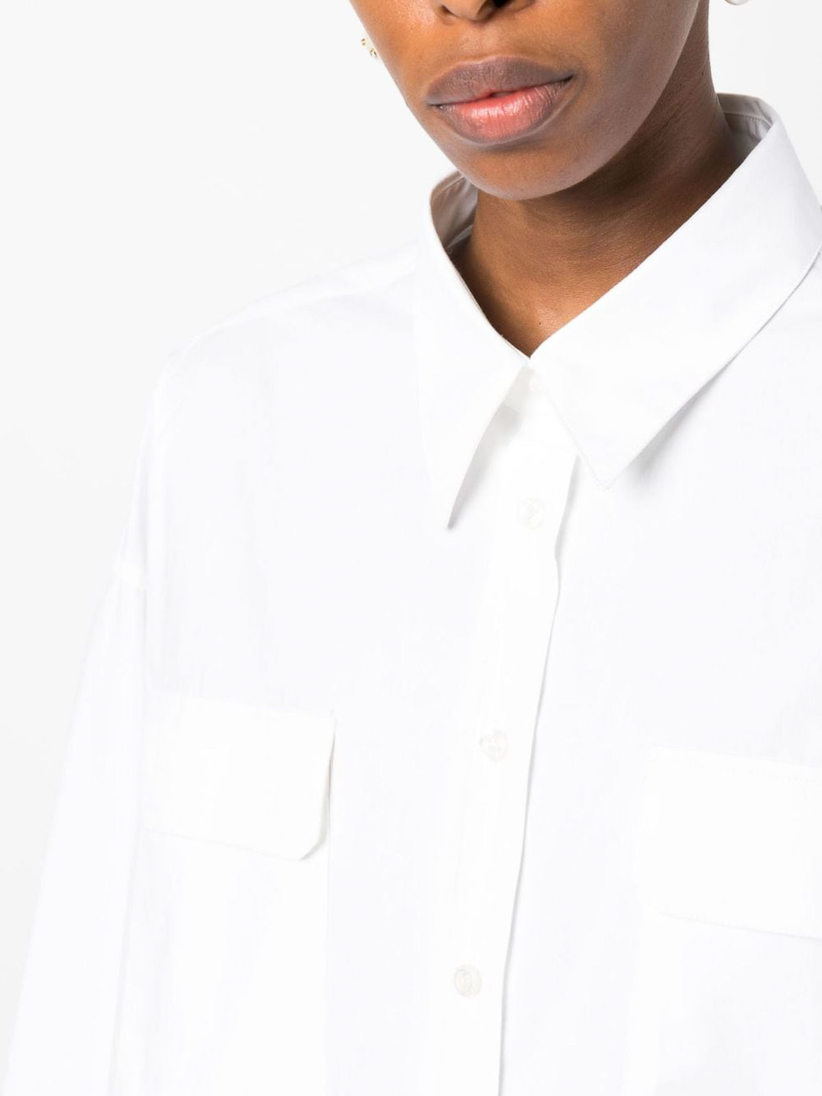 Shop Armarium Cotton Shirt In White