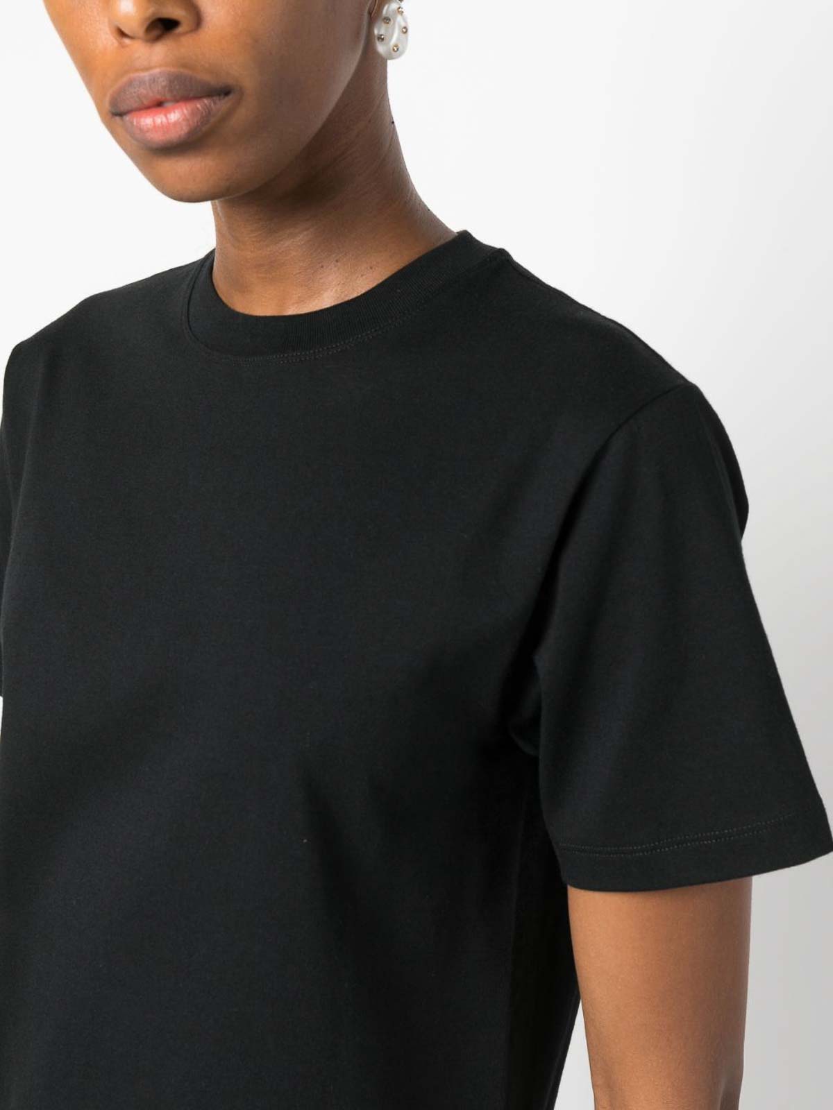Shop Armarium Cotton T-shirt In Black
