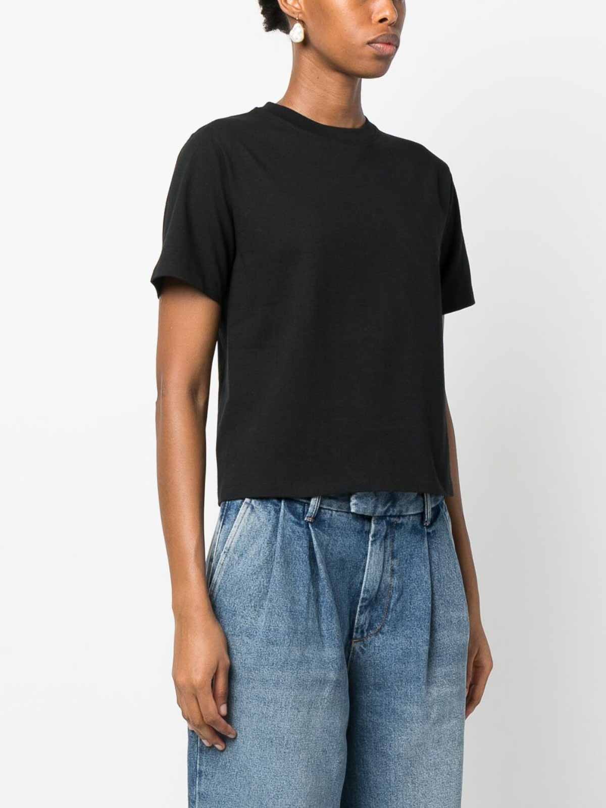 Shop Armarium Cotton T-shirt In Black