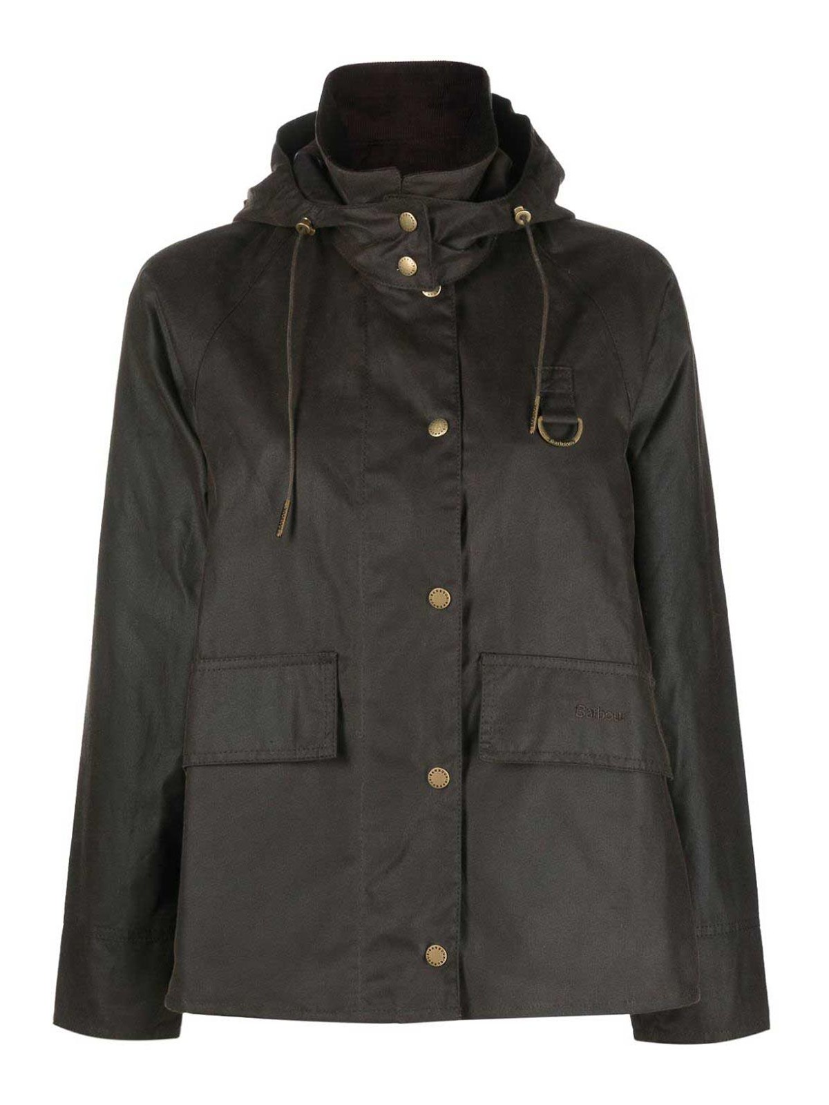 ジャケット BARBOUR Women Jackets LWX0534 LWX OL71 Green Barbour Bower wax jacket - Dark Green - Women | LWX0534OL71