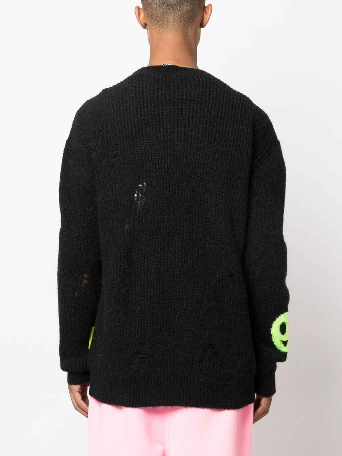 Shop Barrow Logo Sweater In Black