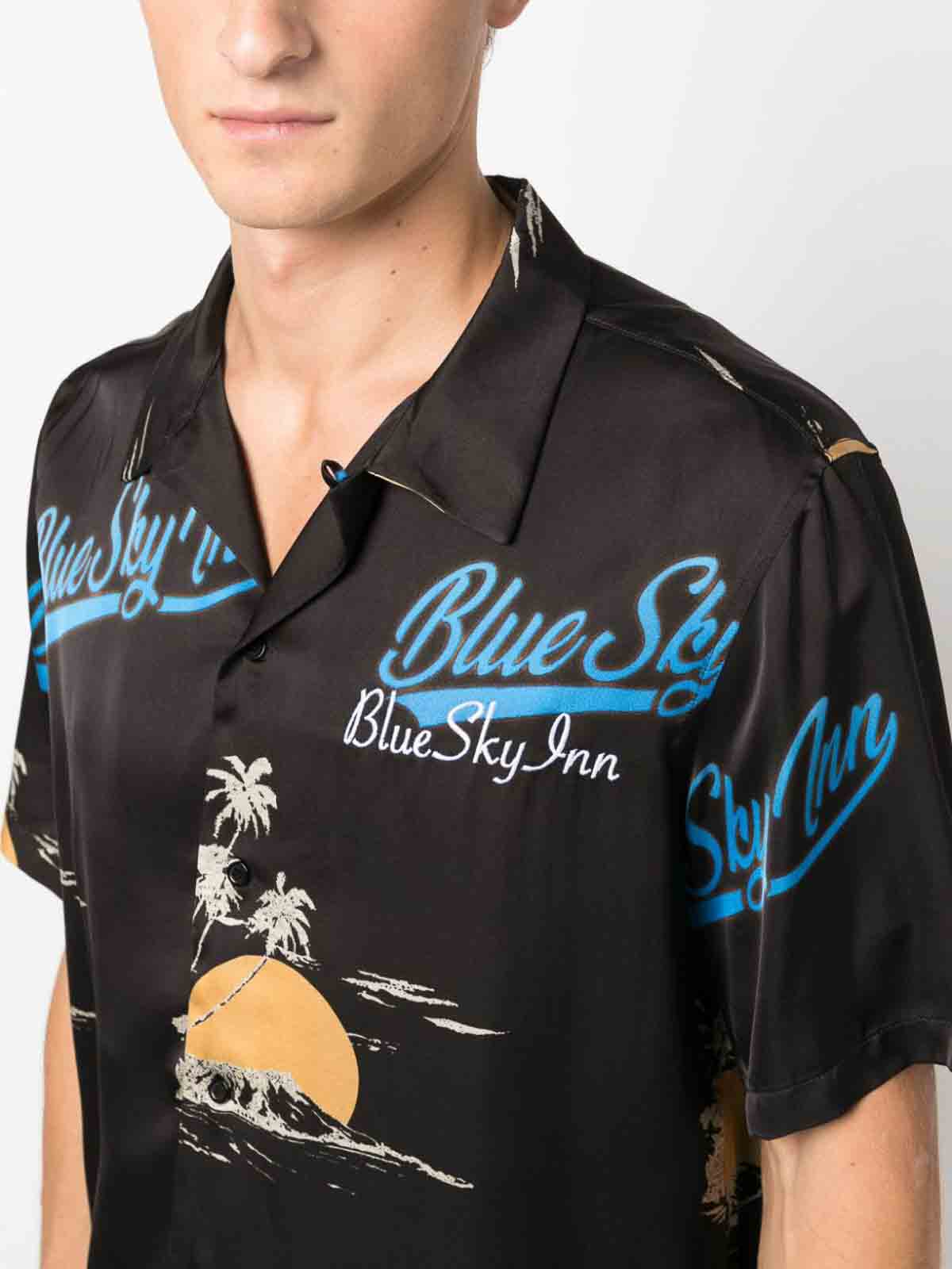 Shop Blue Sky Inn Camisa - Negro In Black