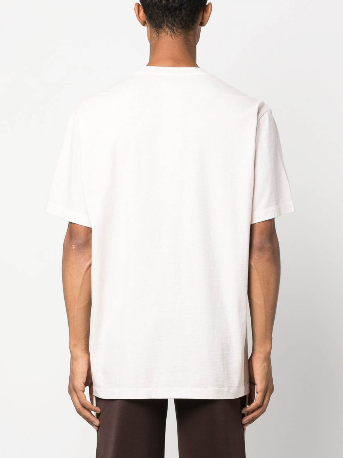 Doublet Logo cotton t-shirt - White - Men|23AW44CS288WHITE