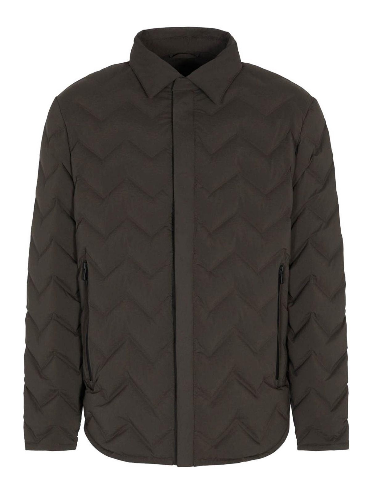 EMPORIO ARMANI PADDED QUILTED JACKET