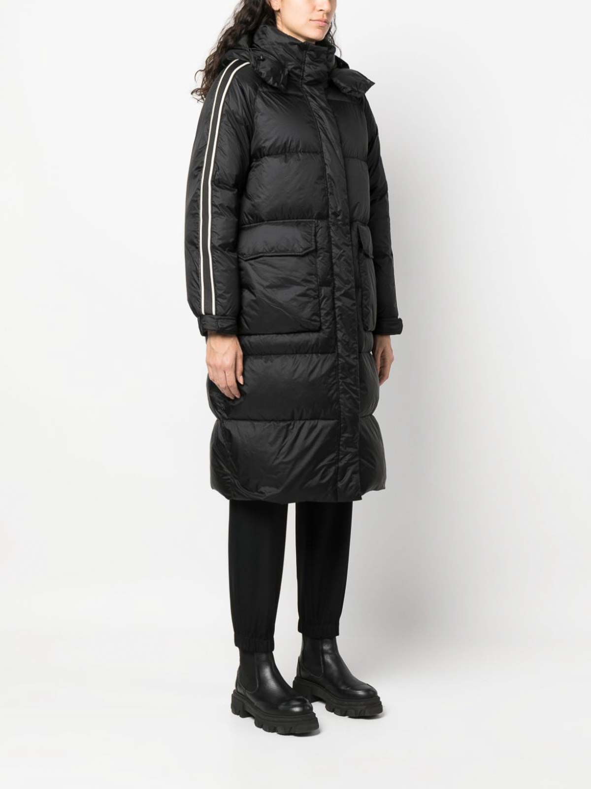 Casual jackets Ermanno Scervino - Hooded long down jacket