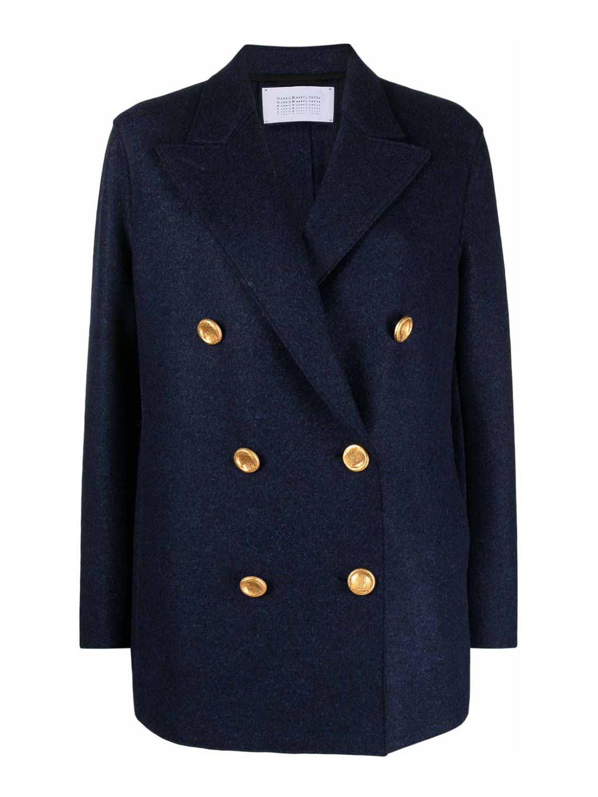 Short coats Harris Wharf London - Double-breasted wool coat - A2344MLK362