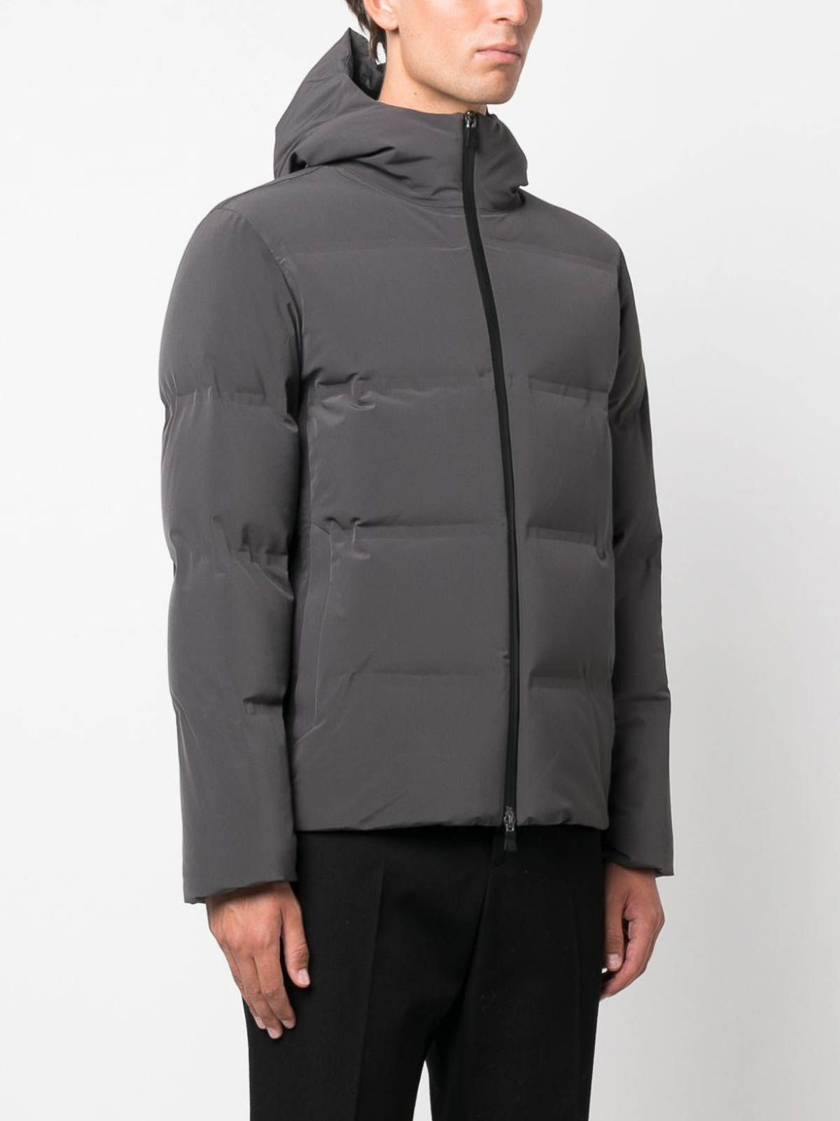 Shop Herno New Impact Down Jacket In Grey