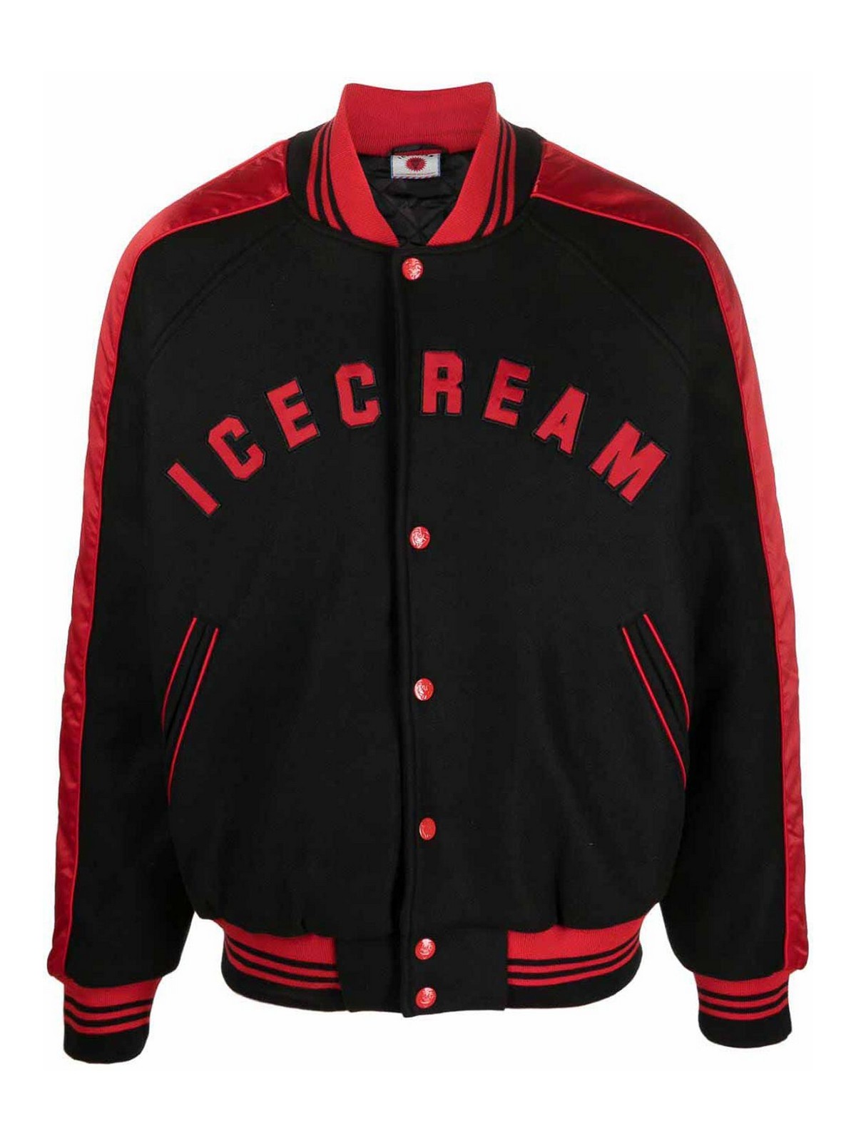 Bombers Icecream - Logo varsity jacket - IC23357BLACK