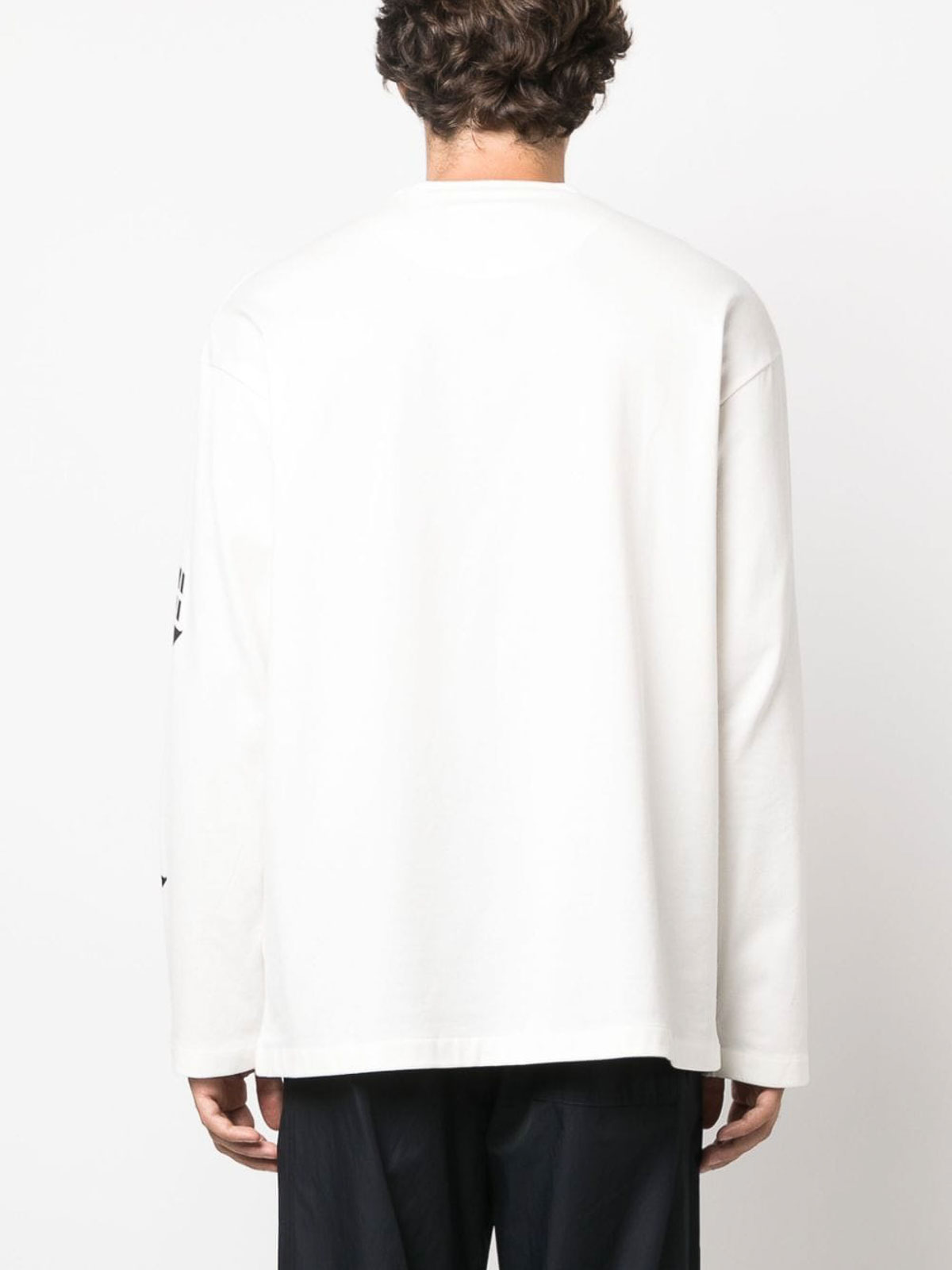 Shop Jil Sander Printed Cotton T-shirt In White