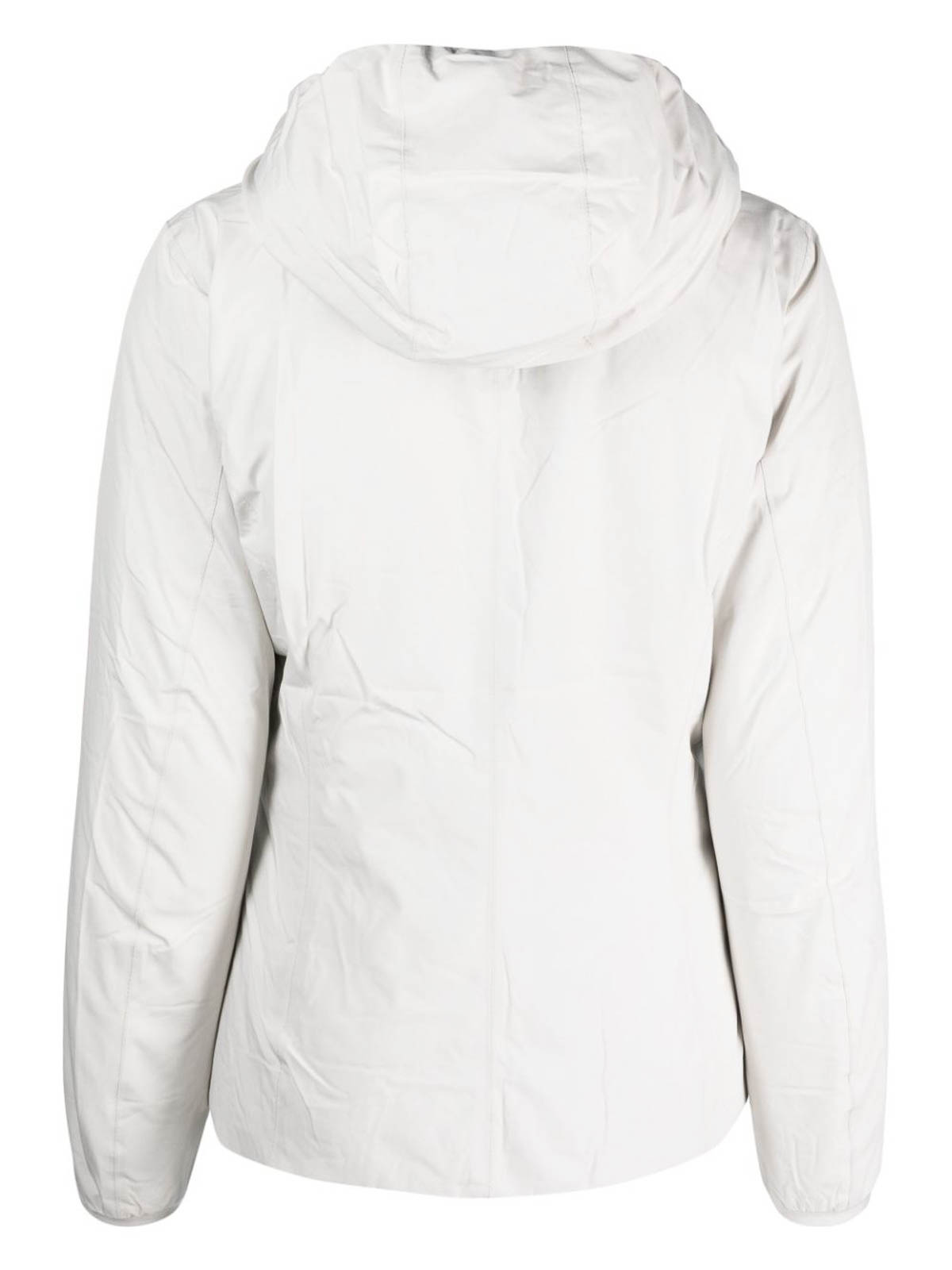 Shop K-way Lily Eco Stretch Thermo Double Jacket In White