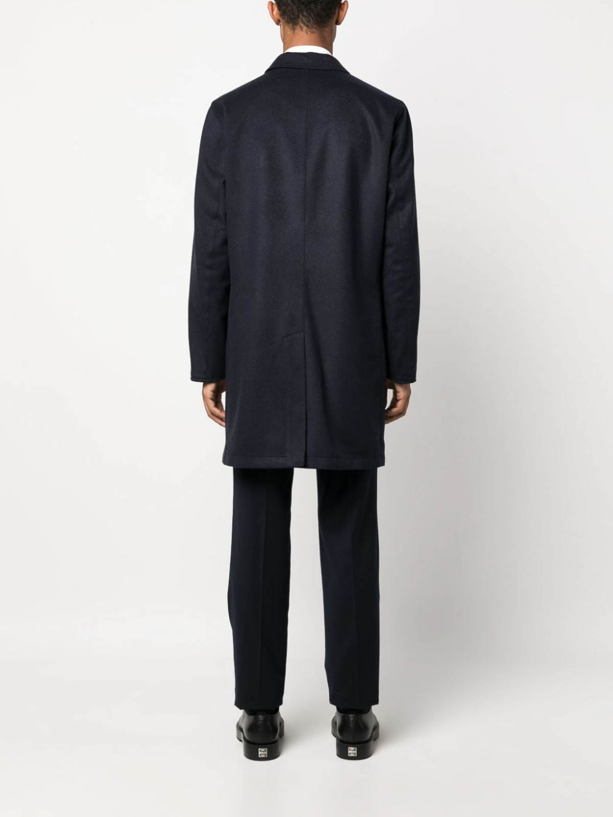 Shop Kired Cashmere Coat In Azul