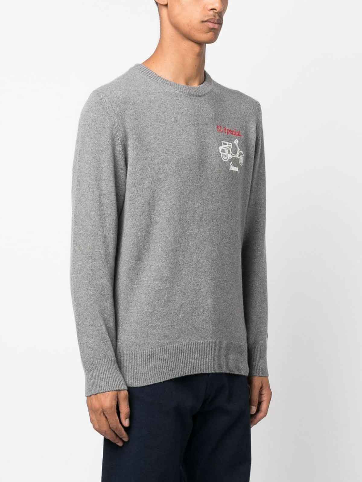Shop Mc2 Saint Barth 50 Special Sweater In Grey