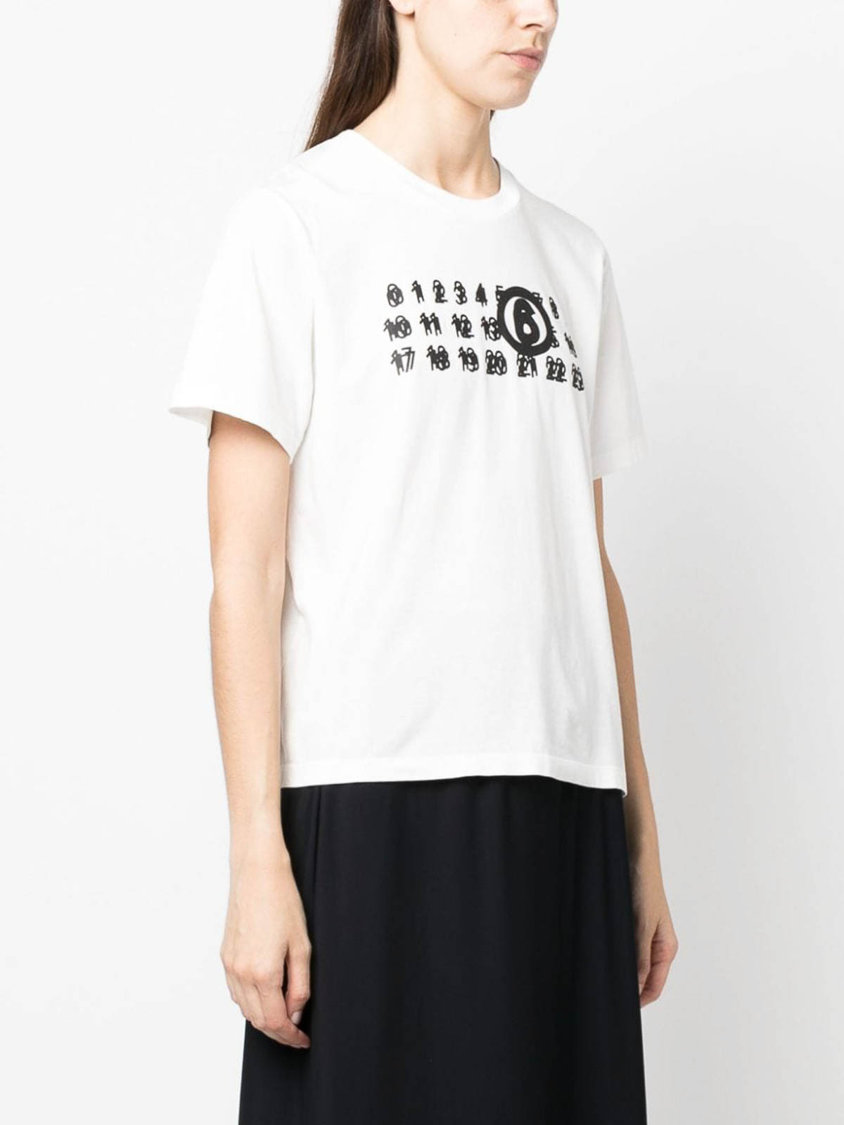 MM6 Maison Margiela Tシャツ - 白|S62GD0177S23588101 | THEBS