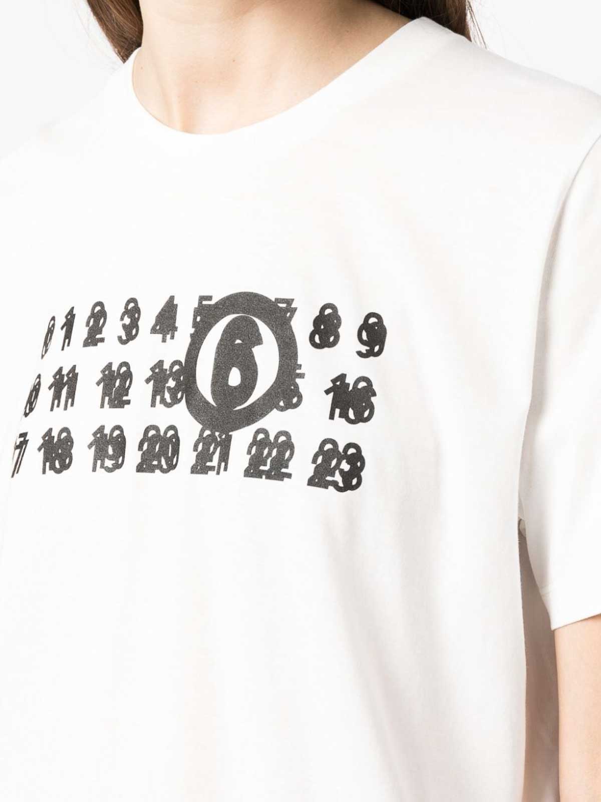 MM6 Maison Margiela Tシャツ - 白|S62GD0177S23588101 | THEBS