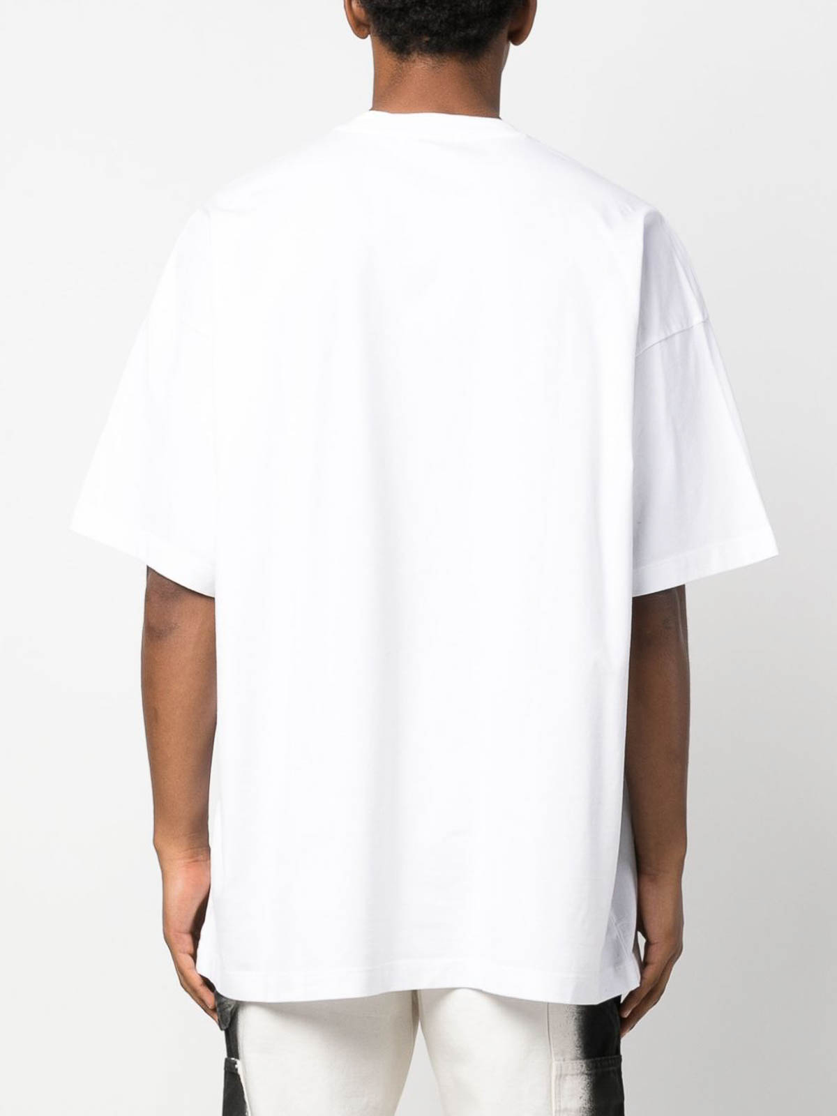 T-shirts Off-White - Logo print cotton T-shirt - OMAA027S21JER0061045