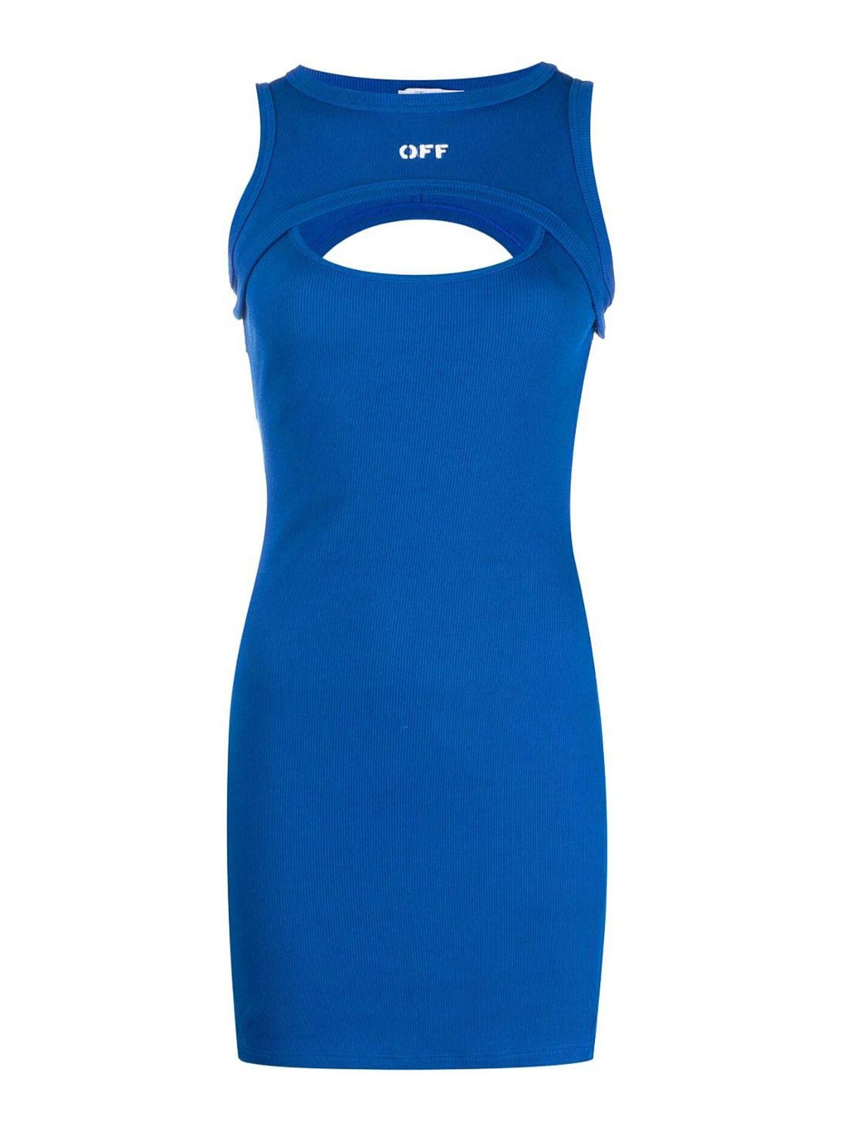 Off White Short Sleeve Dress main image 1