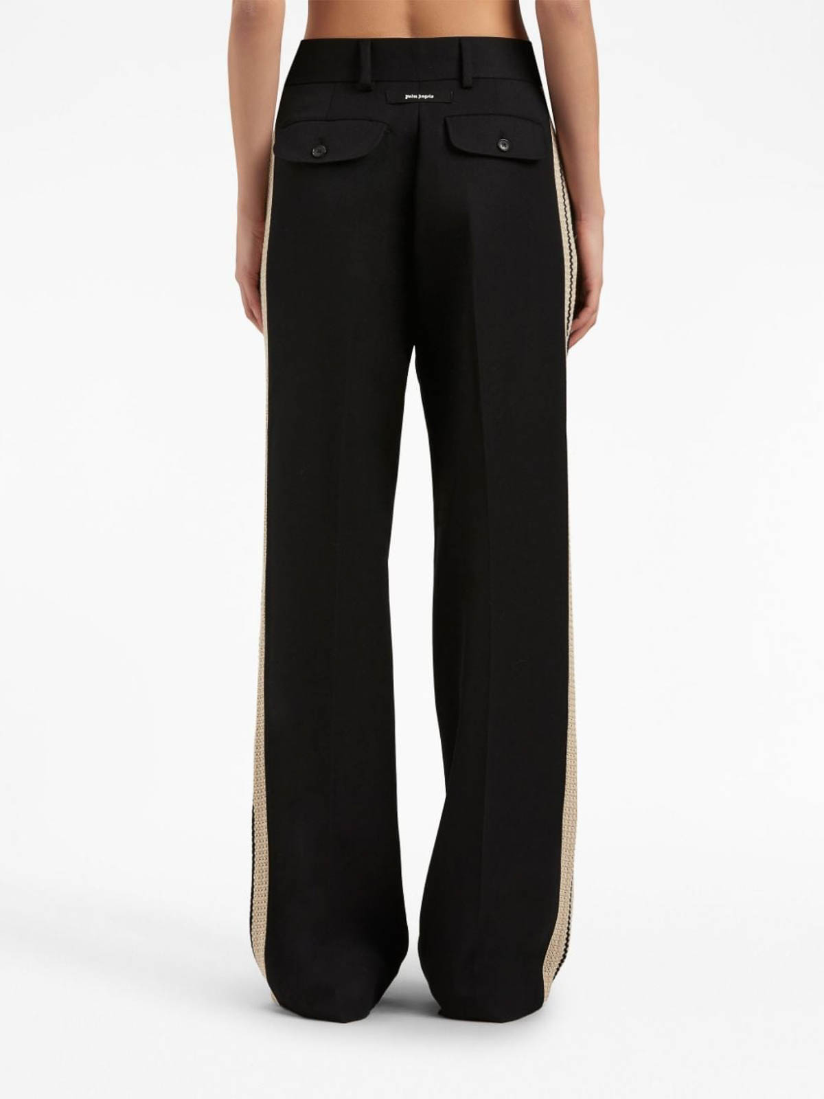 パンツ Palm Angels FW23 WOOL PANTS (PWCA107_F23FAB0011003) Palm Angels Wool blend trousers - Black | PWCA107F23FAB0011003