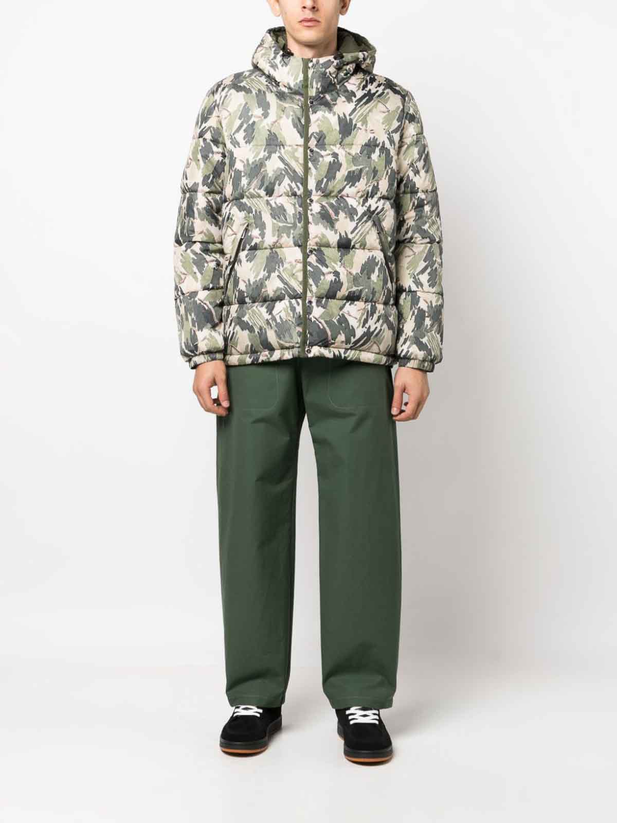 Shop Paul Smith Reversible Hooded Jacket In Green