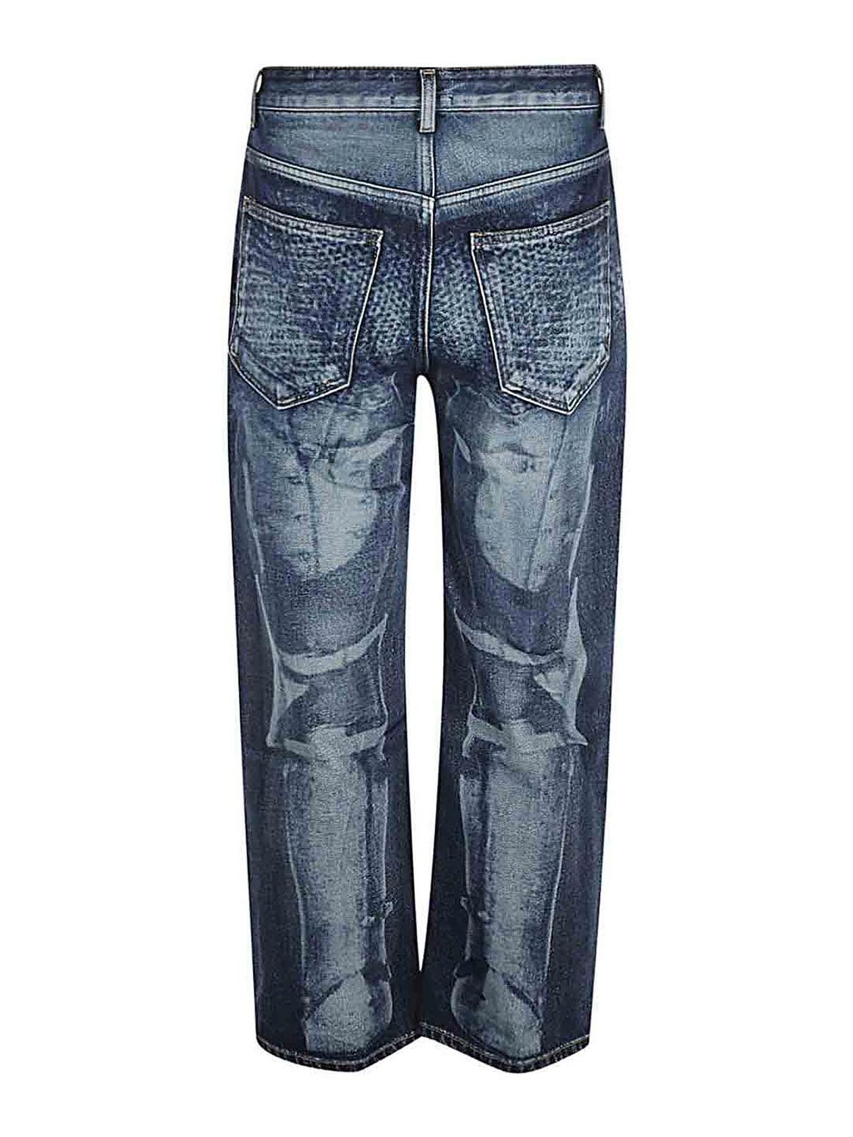 Bootcut jeans Thug Club - Warrior denim jeans - TC23PT0301BLUE