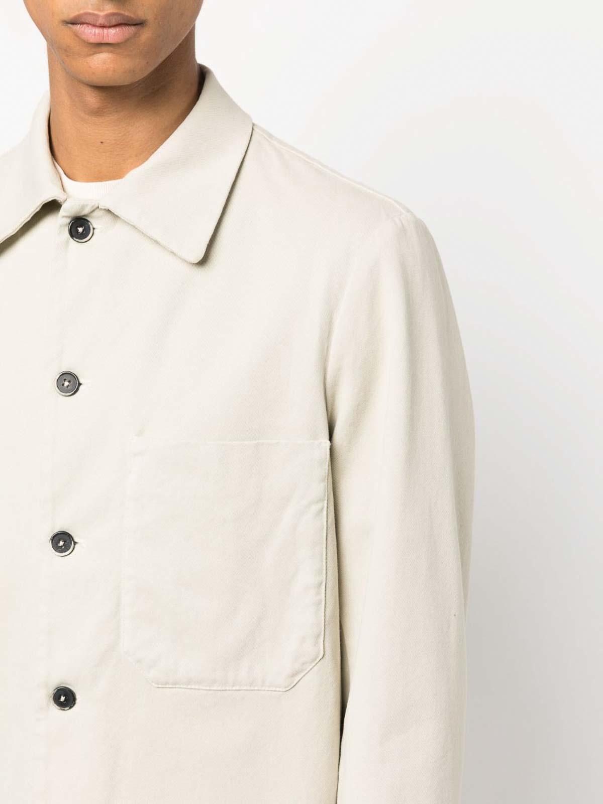 Barena Venezia Wool overshirt jacket - Grey - Men|OSU42222635530