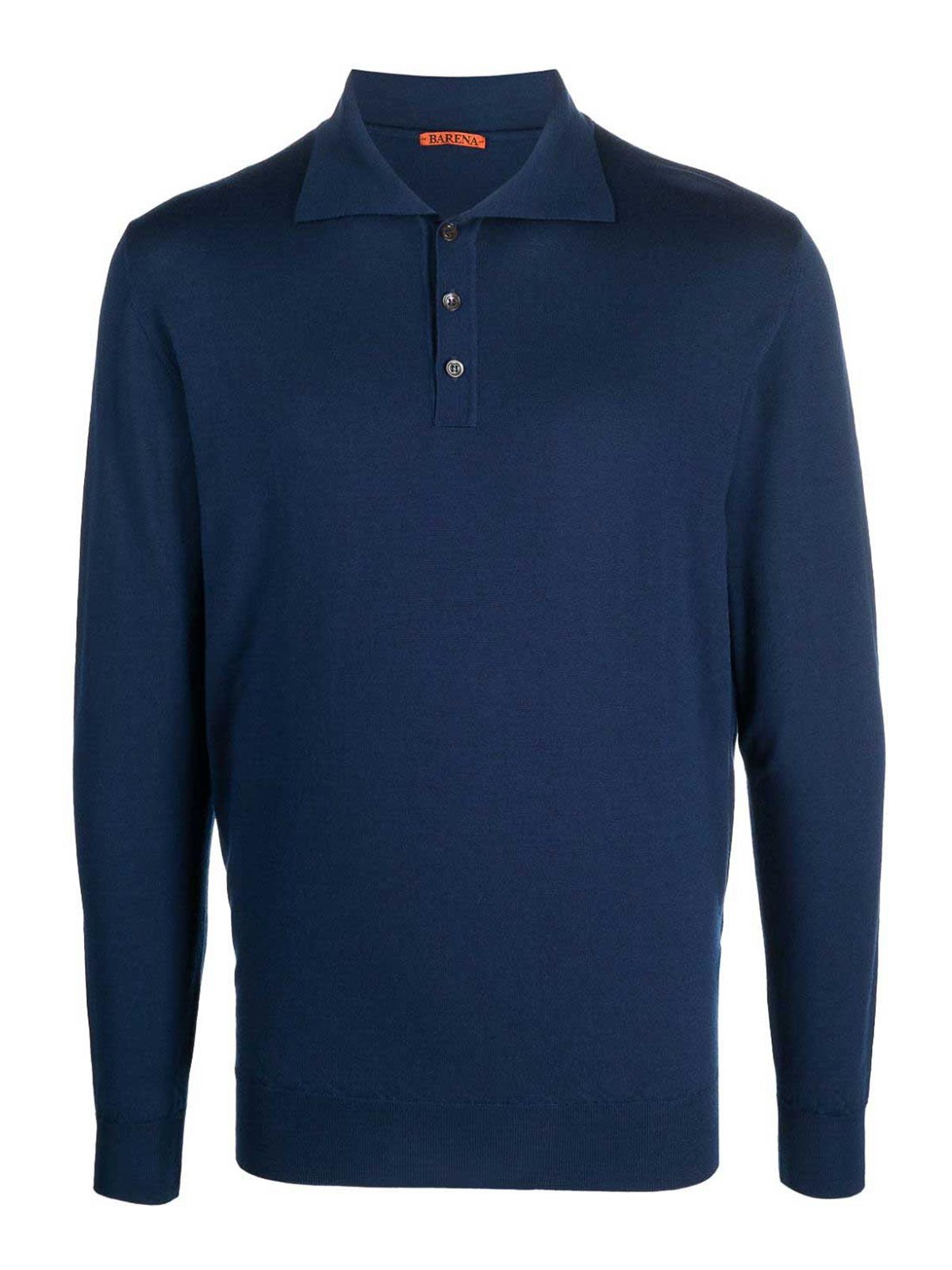 Barena Venezia Merino Wool Polo Shirt In Blue