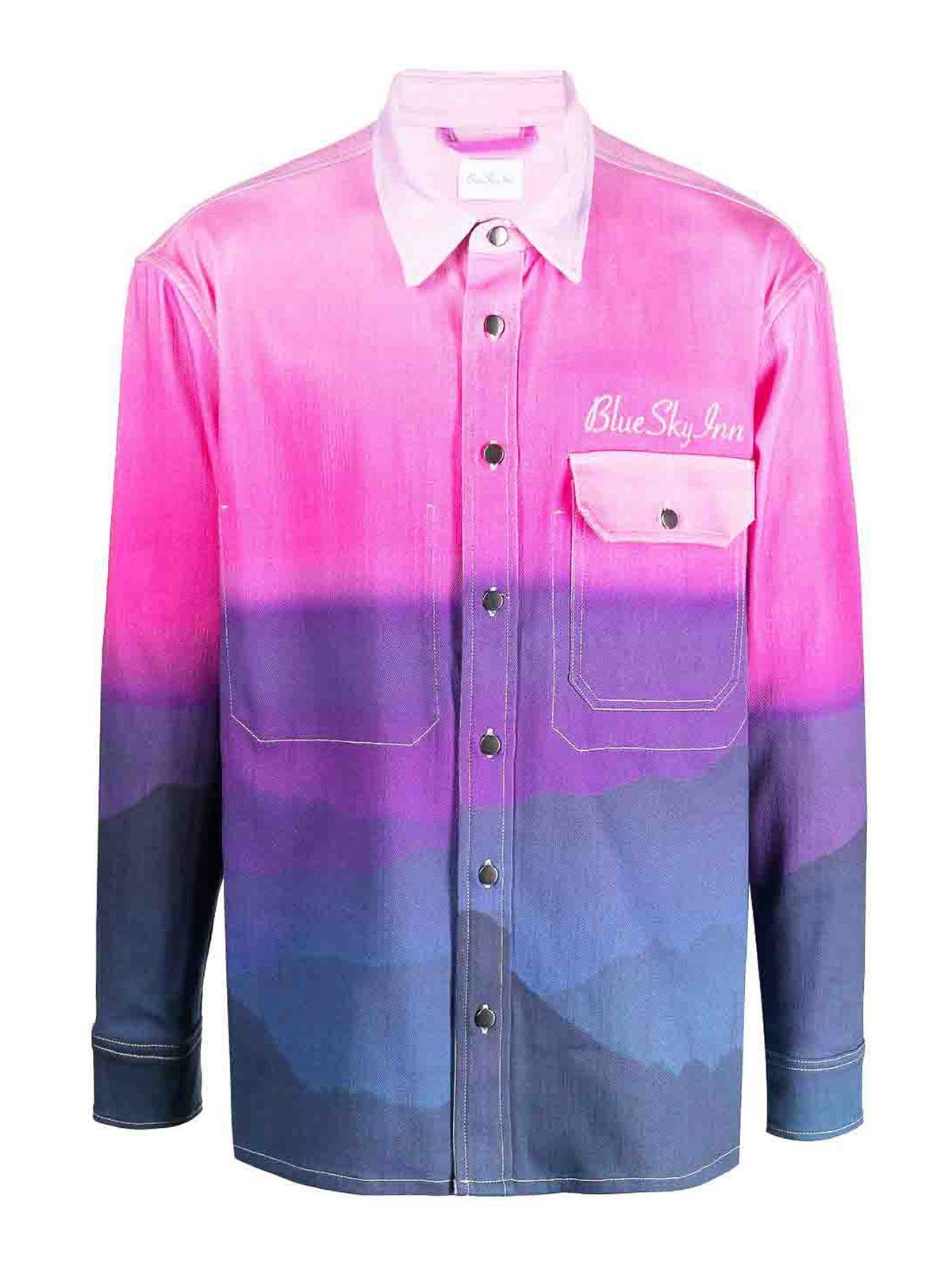 Blue Sky Inn Sunset Cotton Jacket In Purple