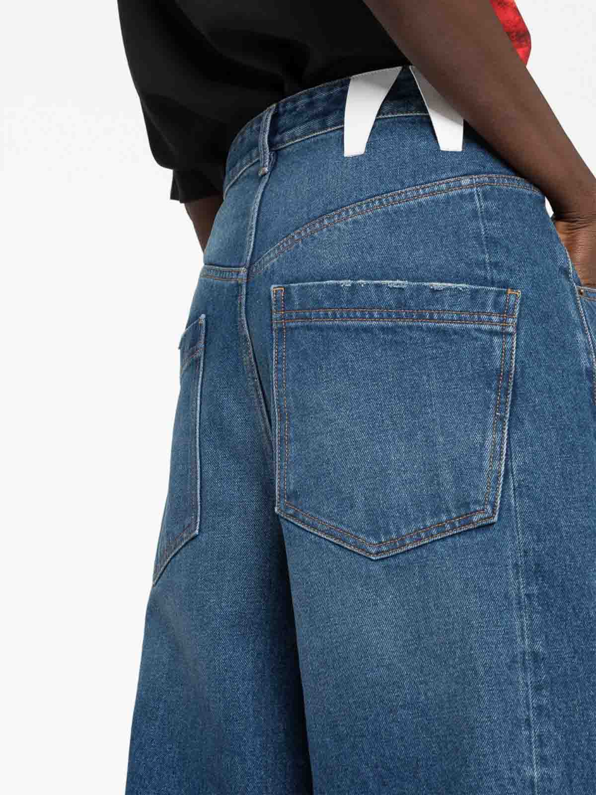 Shop Darkpark Ines Denim Jeans In Blue