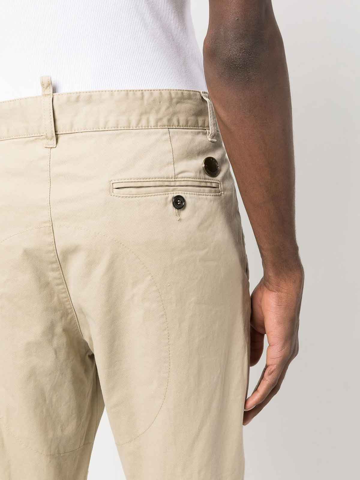 Shop Dsquared2 Shorts - Beis In Beige