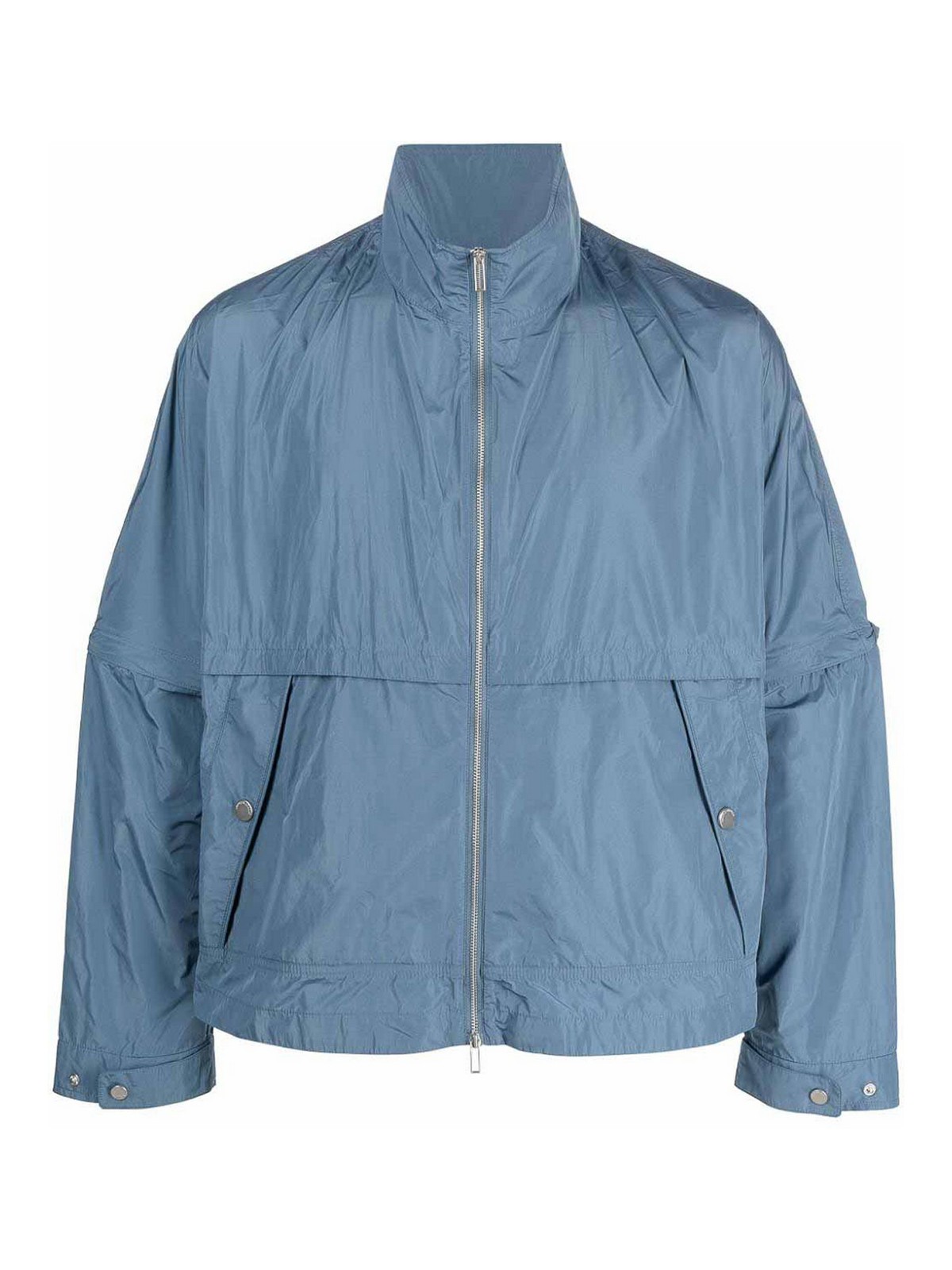 Emporio Armani Nylon blouson jacket - Blue - Men|6R1BZ01NAVZ09B2