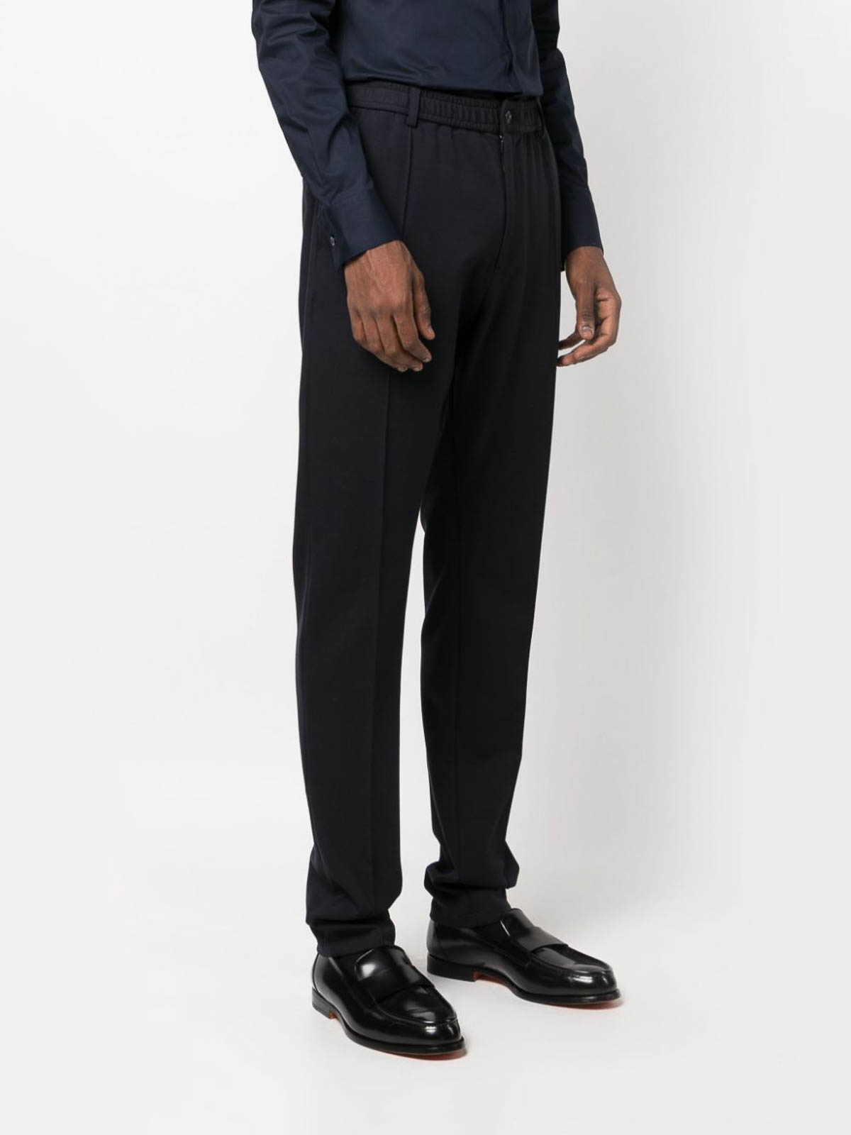 パンツ Emporio Armani Trousers Emporio Armani straight-leg Trousers | Neutrals | FARFETCH