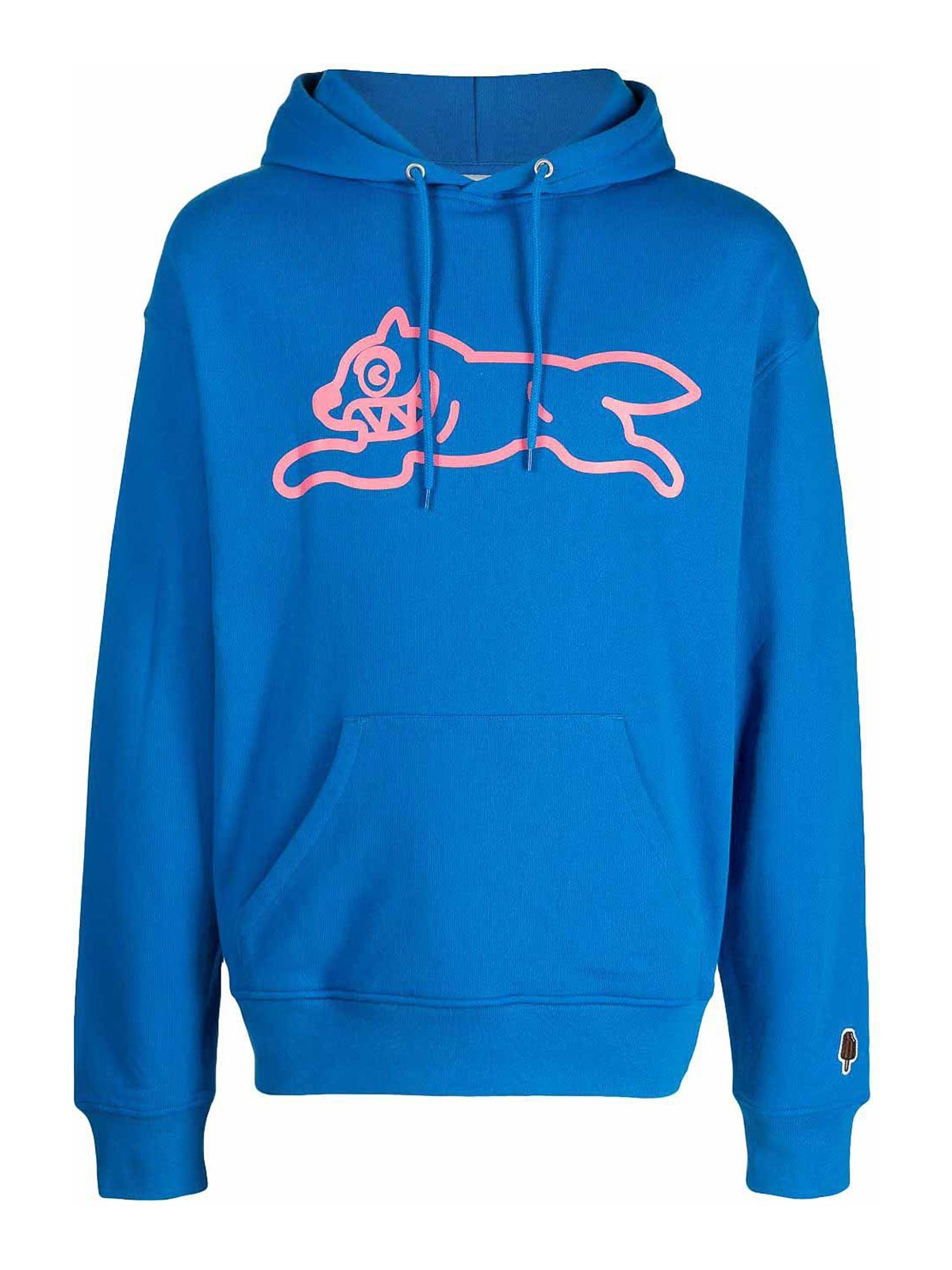 Running dog cotton hoodie