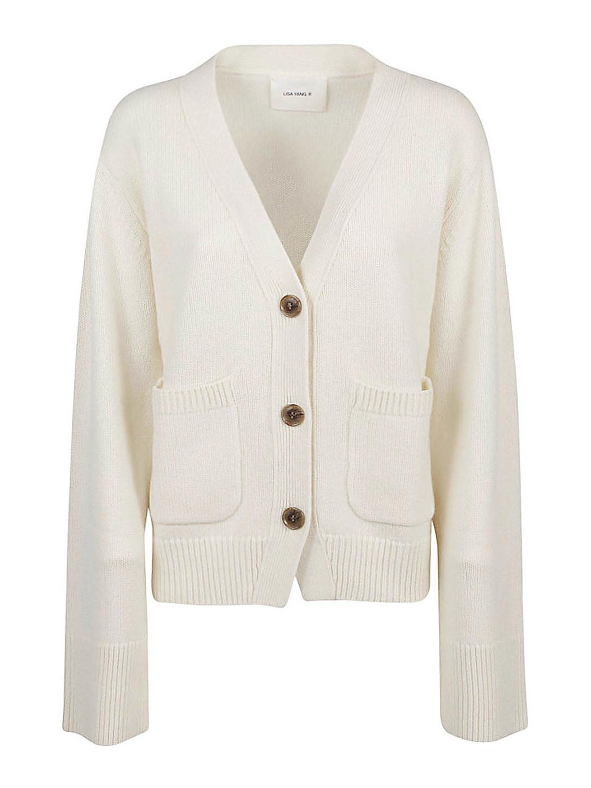 Lisa Yang The Danni Cashmere Cardigan In Neutral