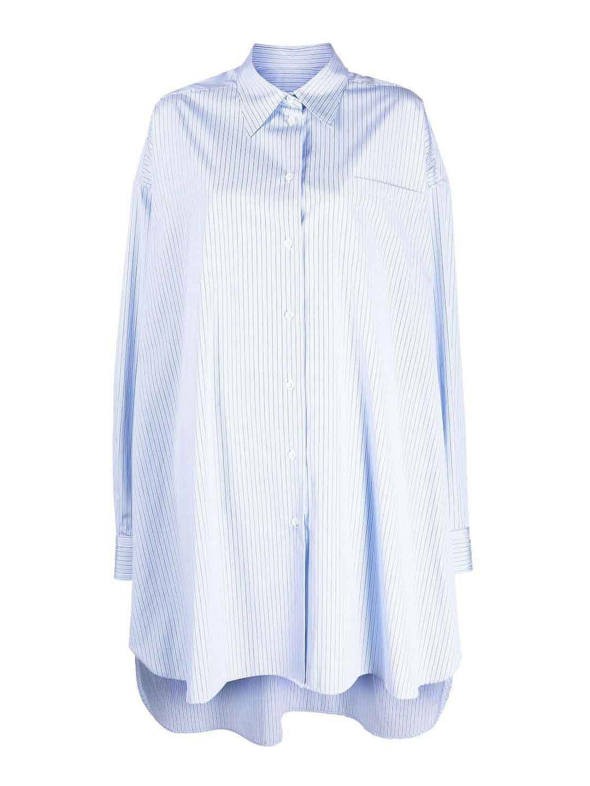 Chemises Maison Margiela Chemise Bleu SI0DL0002S54945001F
