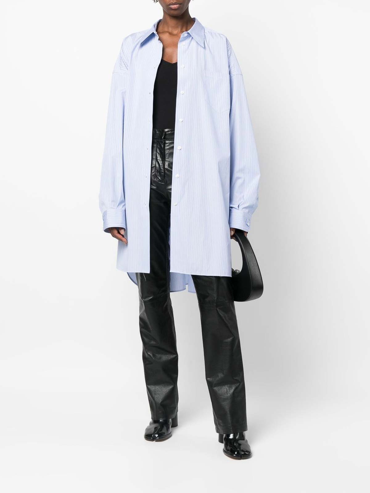 Chemises Maison Margiela Chemise Bleu SI0DL0002S54945001F