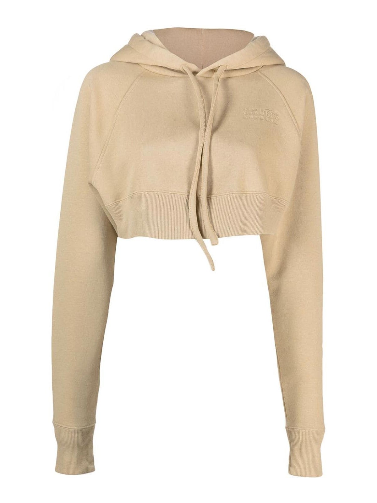 MM6 Maison Margiela MM Maison Margiela Cropped Hoodie