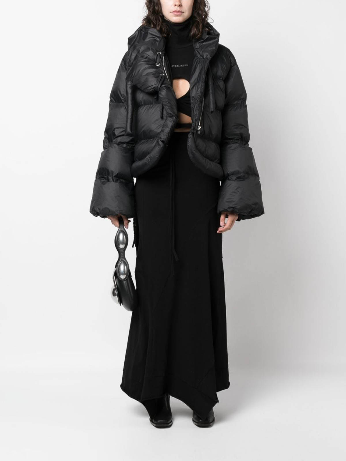 【ADSB X OTTOLINGER】送料/関税込 RIB POINT PUFFER JACKET ADSB X OTTOLINGER RIB POINT PUFFER JACKET awa669w(CHARCOAL