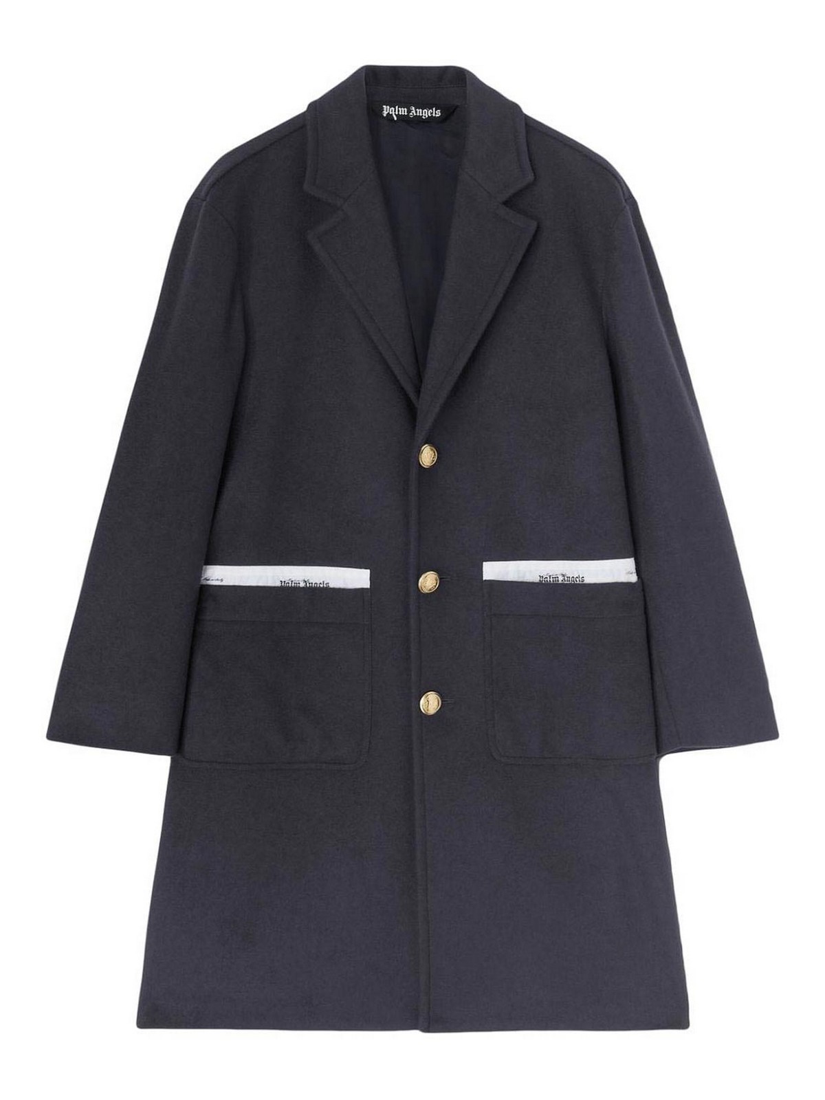Short coats Palm Angels Wool uniform coat PMER016E23FAB0014603