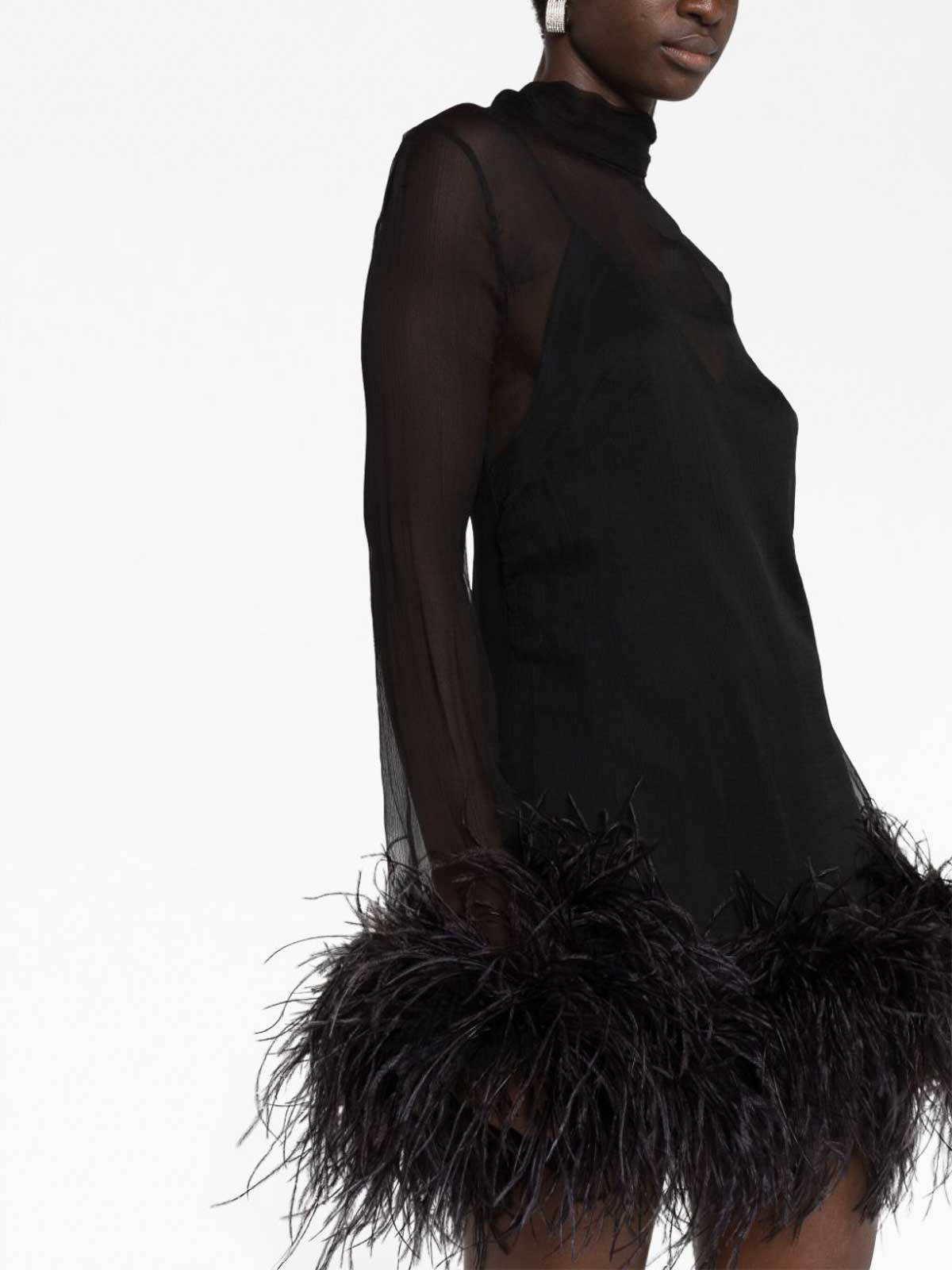 Shop Taller Marmo Gina Spirito Mini Dress In Black