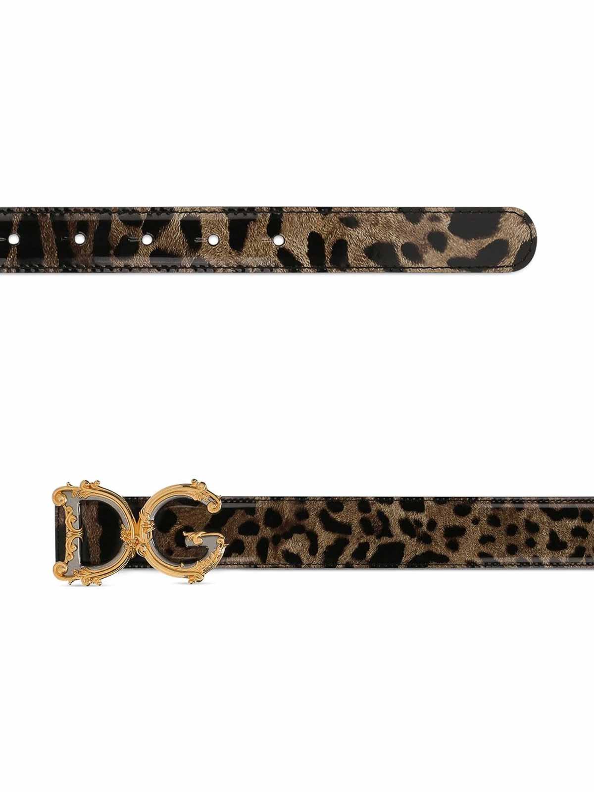 Dolce & Gabbana DG Barocco’ belt Dolce & Gabbana 'dg Barocco' Belt | italist